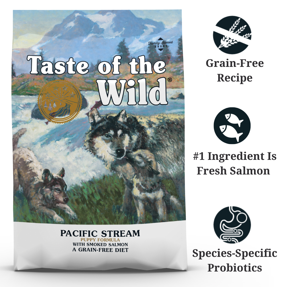 Taste of the Wild Pacific Stream Dry Puppy Food 12.2kg