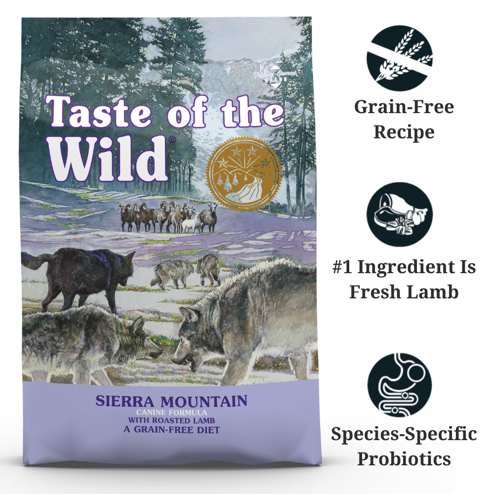 Wild Sierra Mountain Taste Of The Wild Grain Free Dog Food Taste