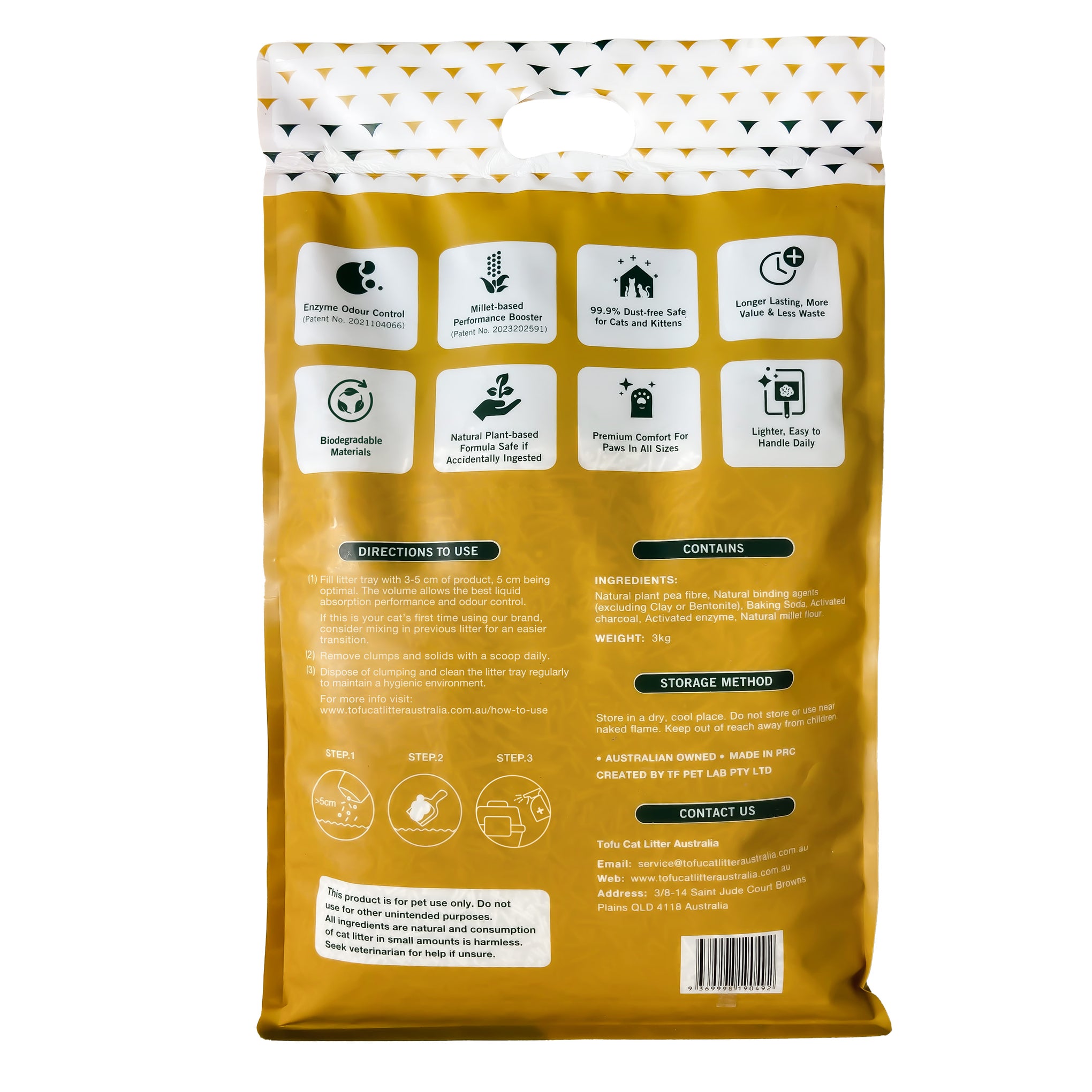 Tofu Cat Litter Australia Plus Cat Litter 3kg