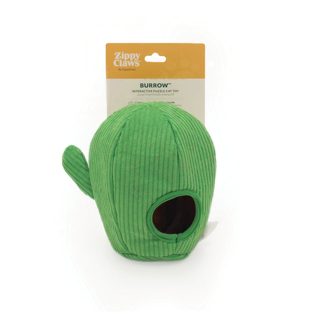 Zippyclaws Burrow Snakes In Cactus Cat Toy