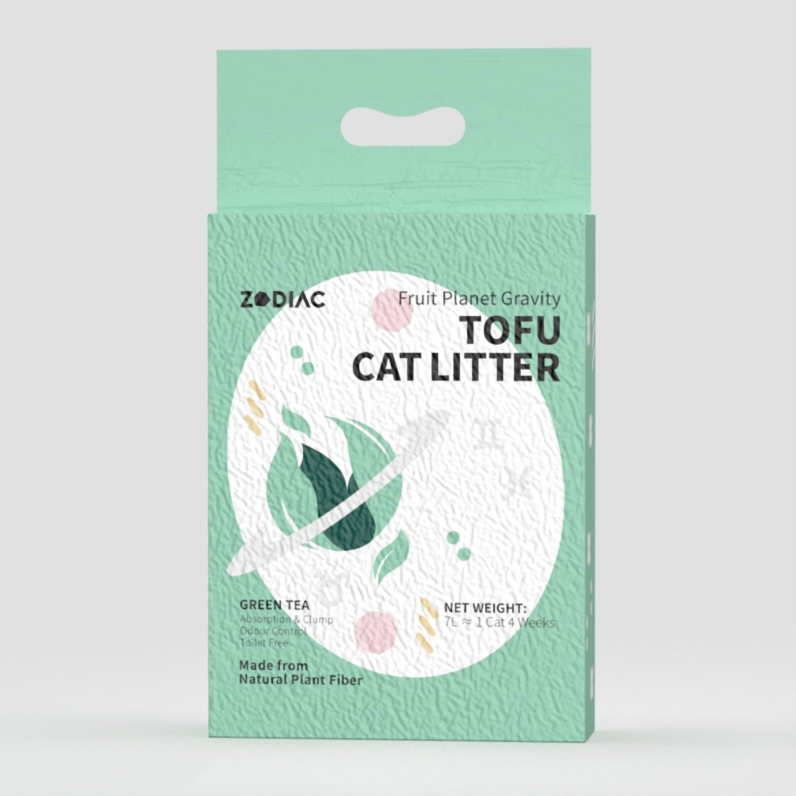 ZODIAC Fruity Tofu Green Tea Cat Litter 2.5kg