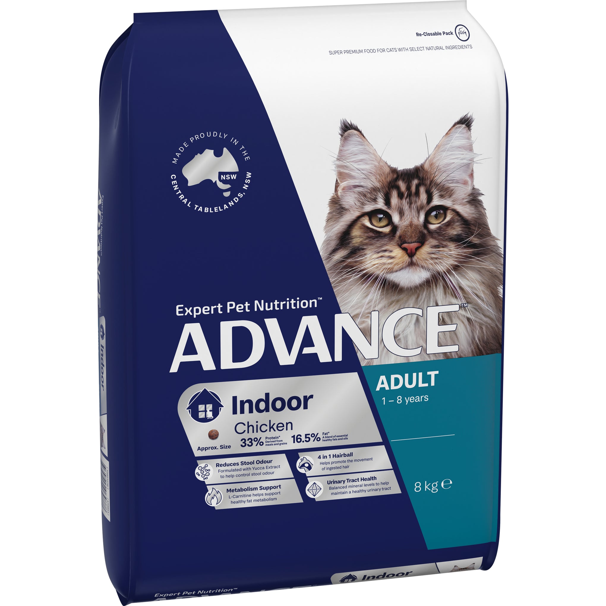 Advance Indoor Chicken Adult Dry Cat Food