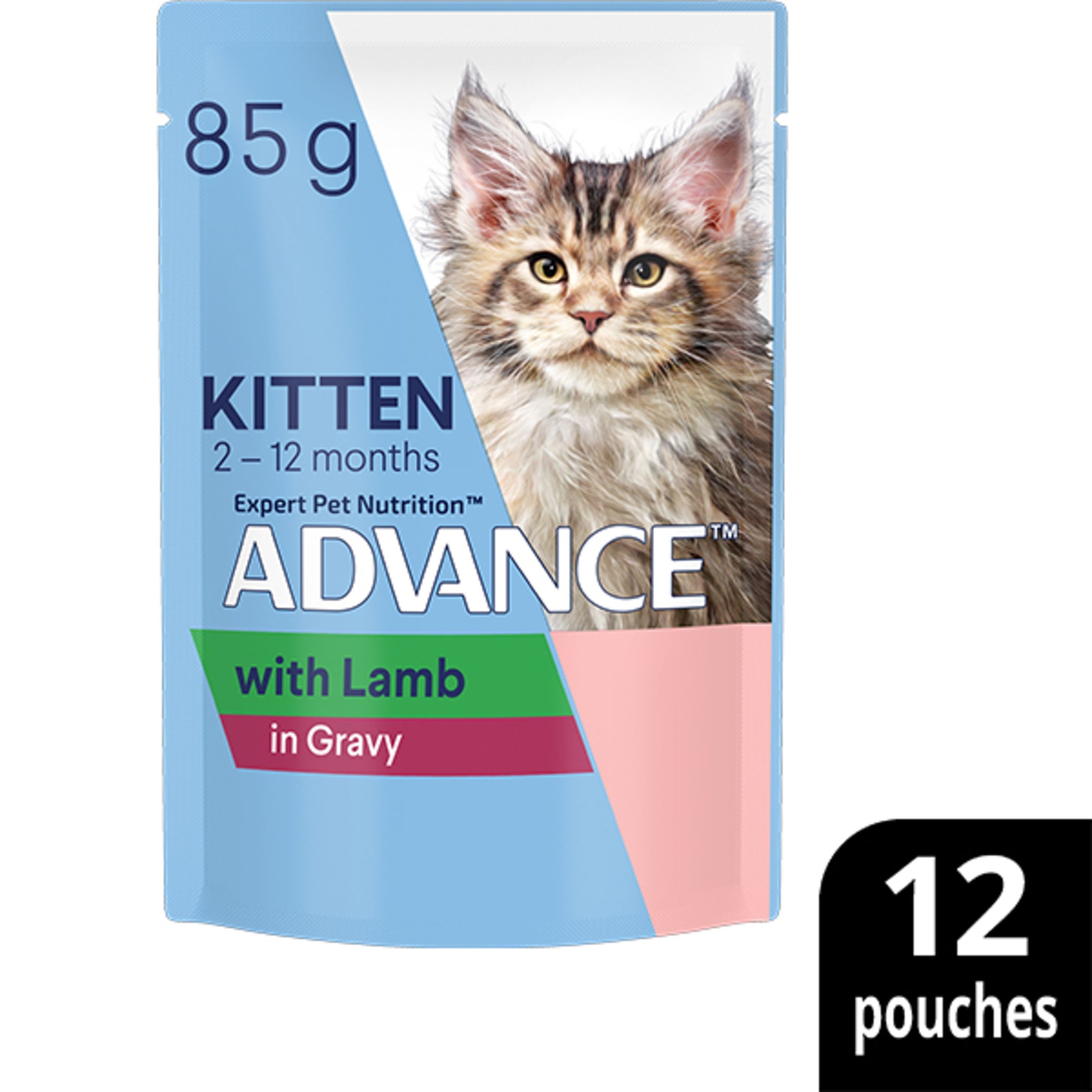 Advance Lamb in Gravy Kitten Wet Cat Food 85g x 12