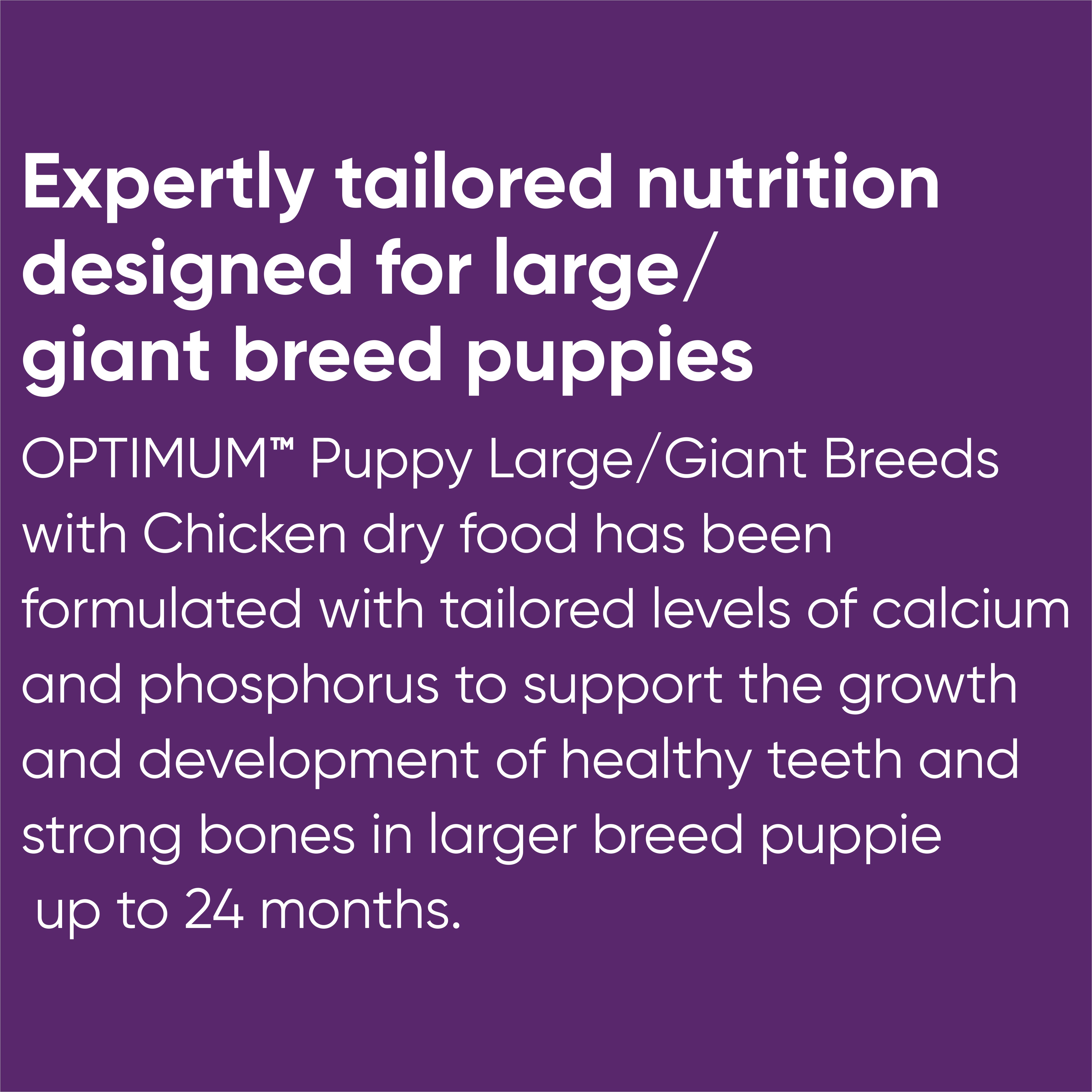 Optimum large breed puppy best sale