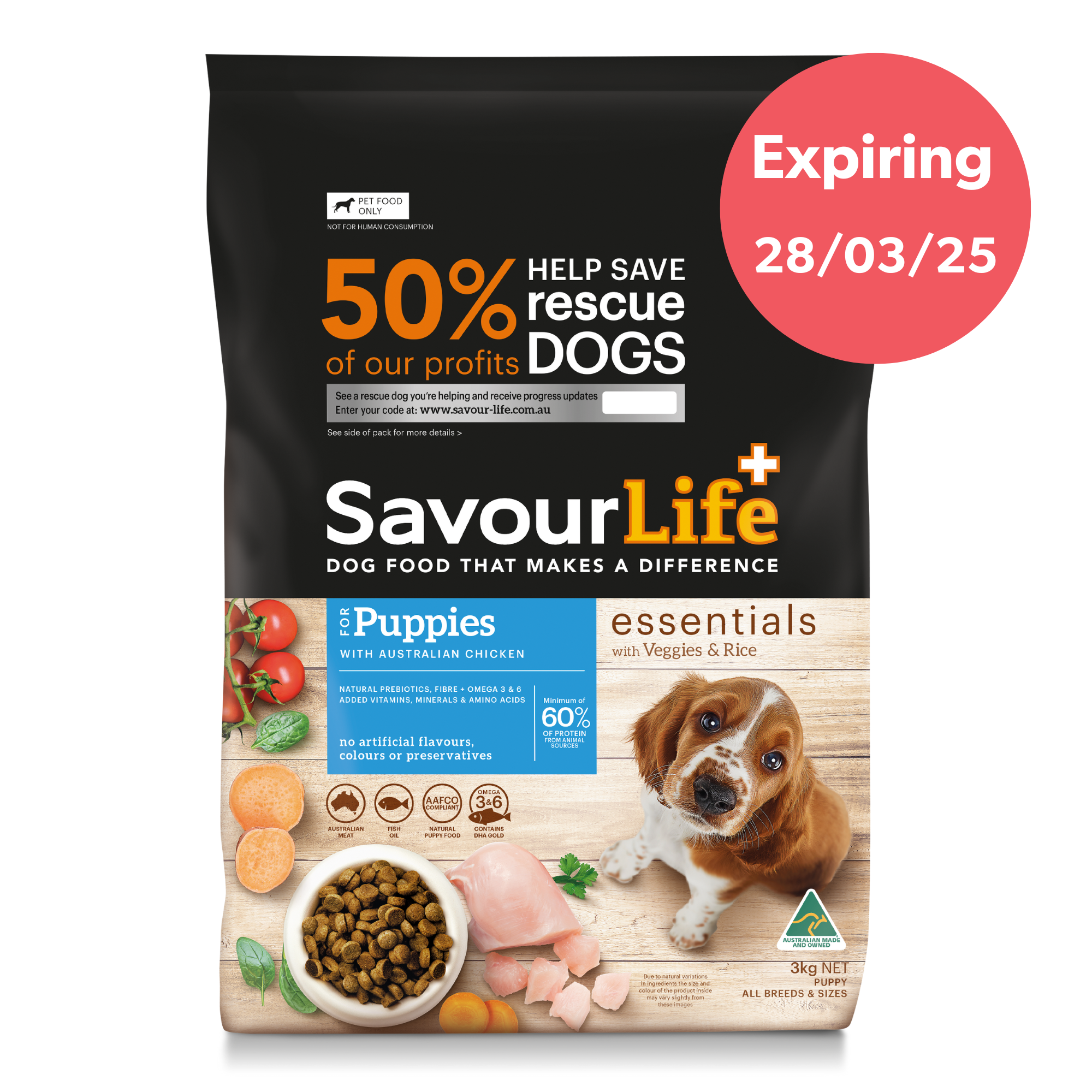 SavourLife Essentials Puppy Standard Chicken Dry Food