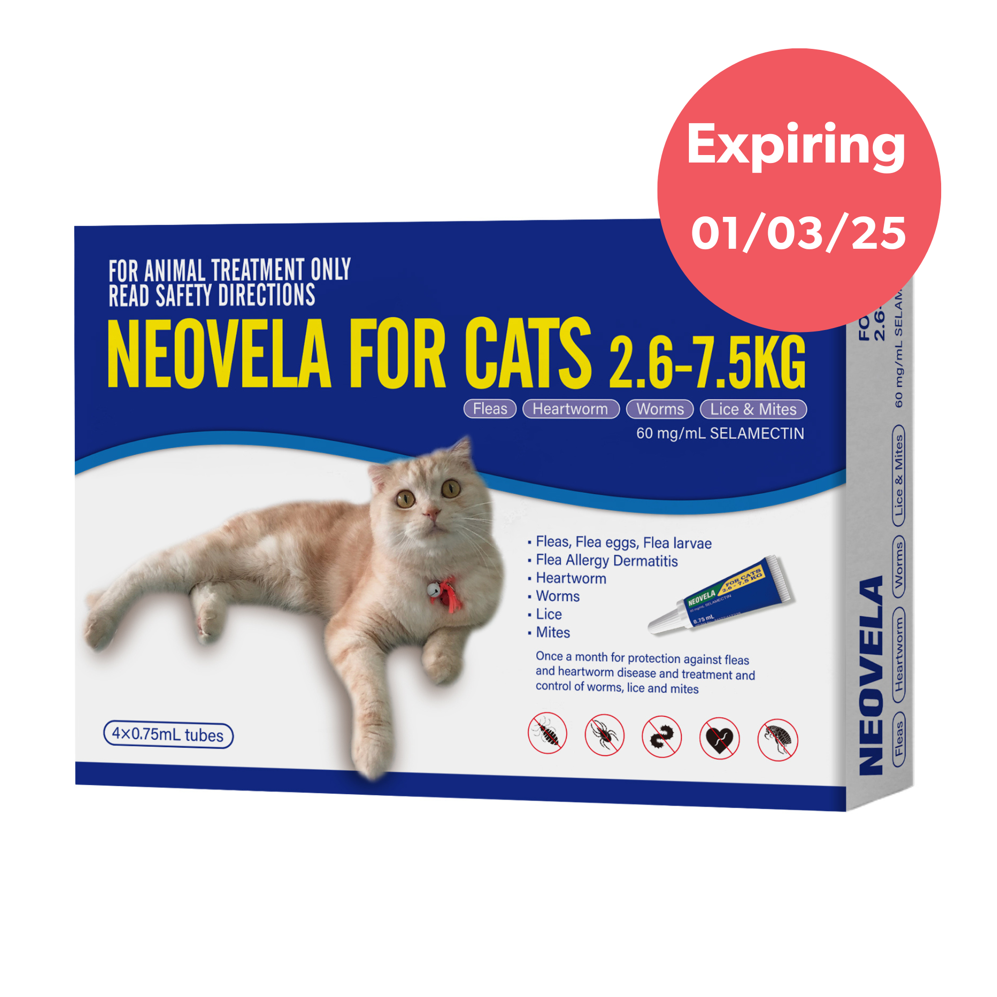 Neovela For Cats 2.6-7.5kg 4 Pack