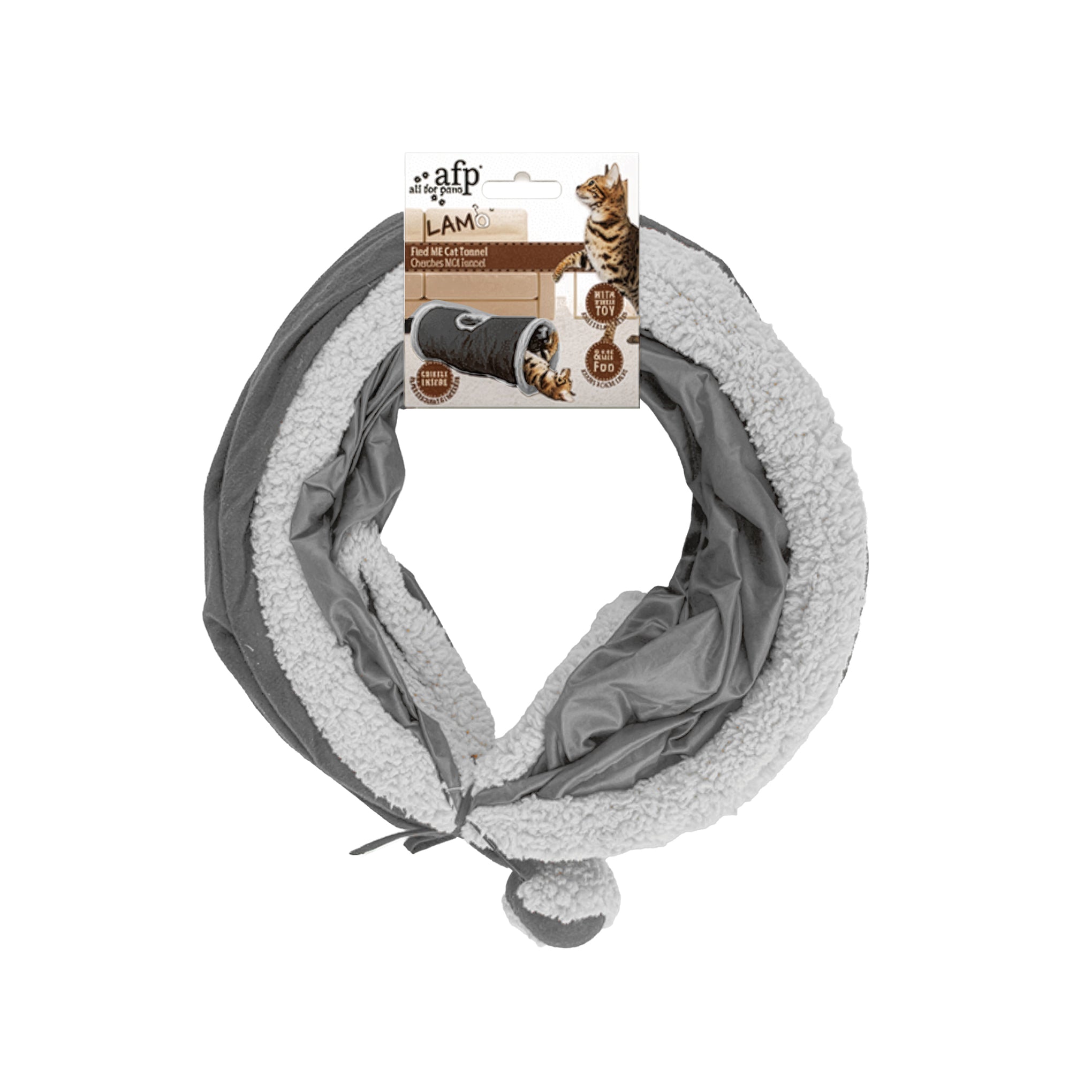 All For Paws Lamb Find Me Cat Tunnel