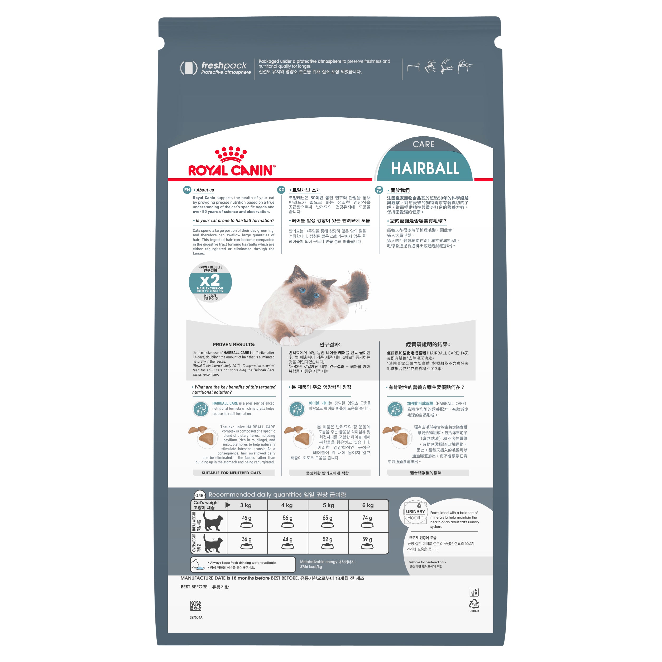 Royal canin vet care fashion skin hairball