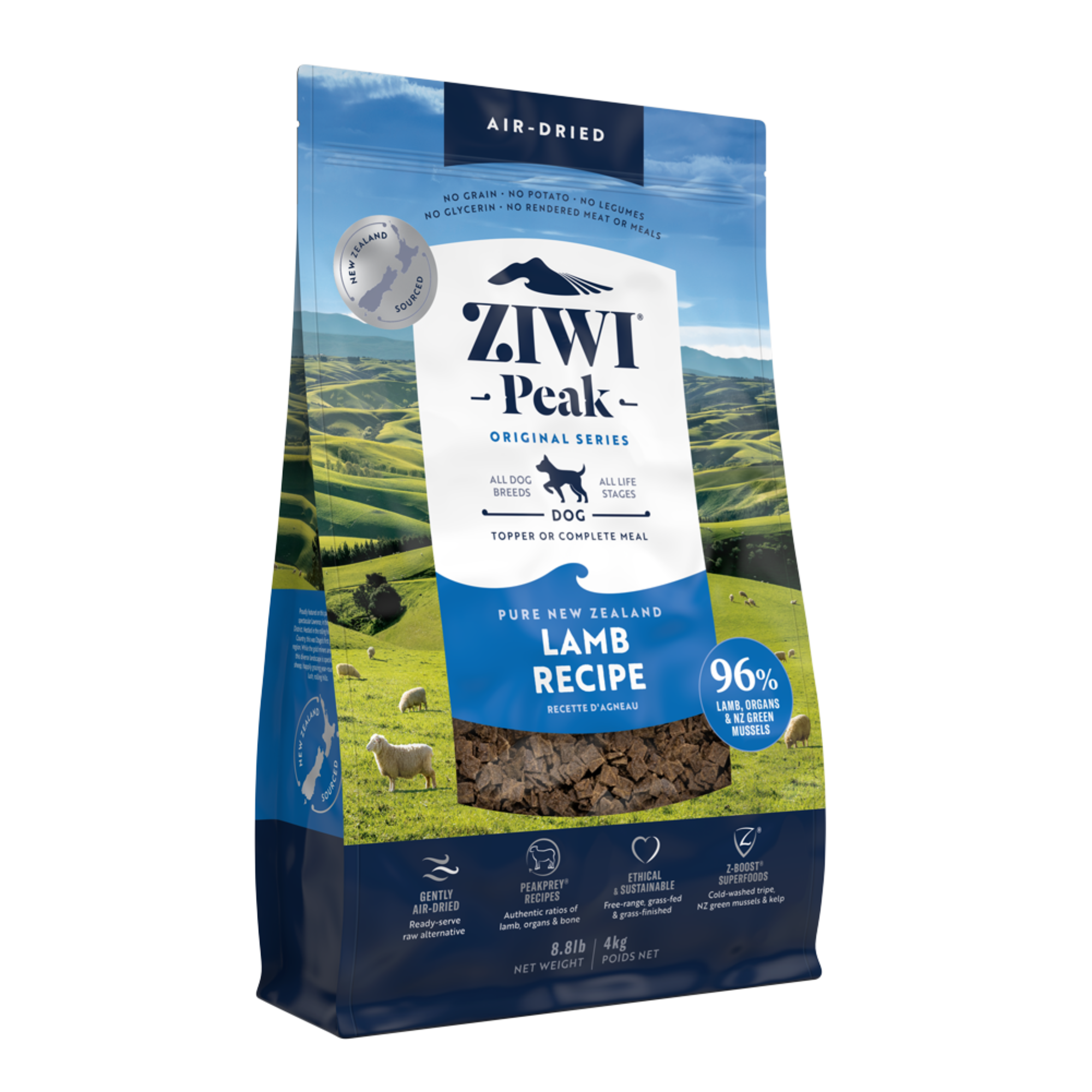 Ziwi Peak Dog Food Air Dried Lamb