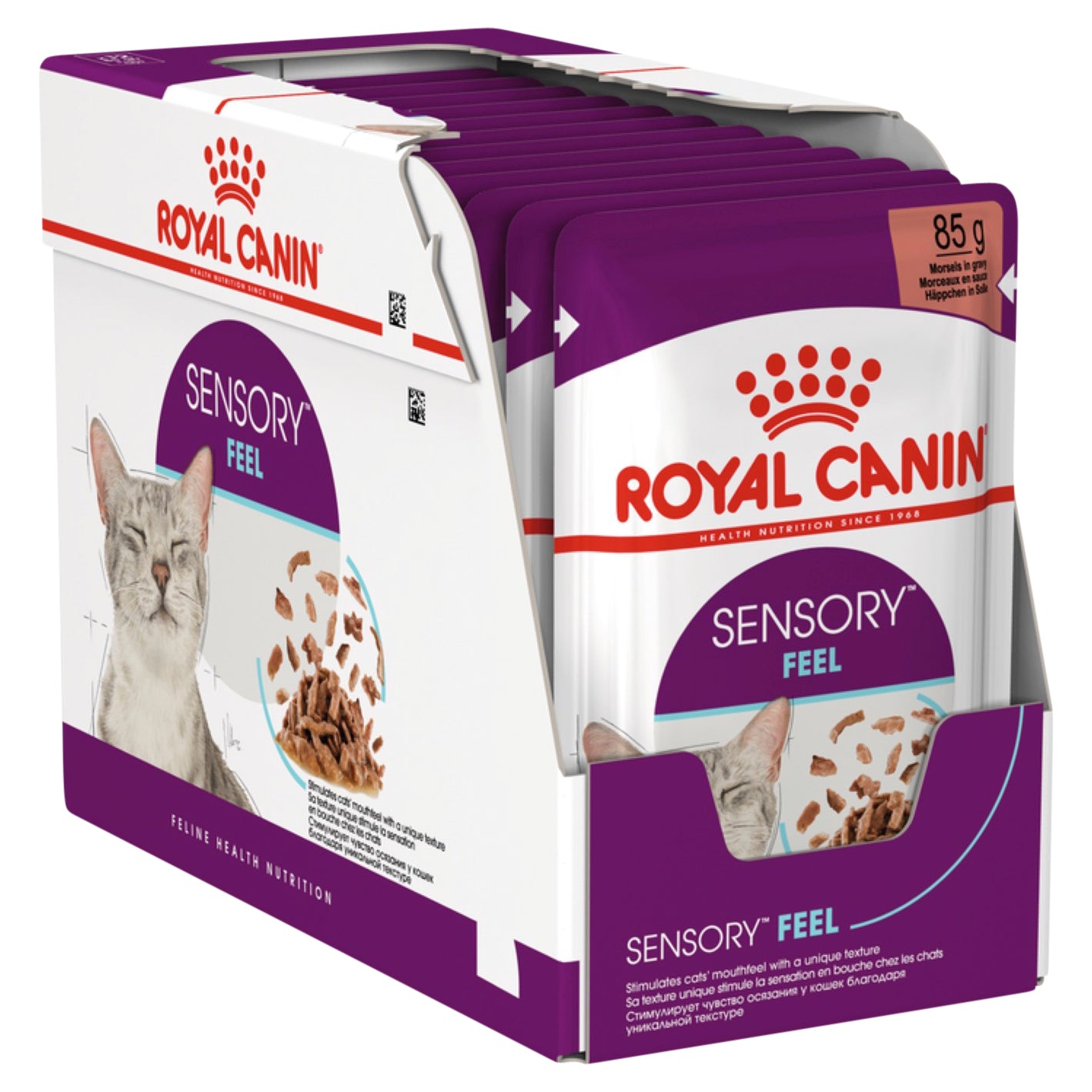 Royal Canin Sensory Feel Jelly Adult Wet Cat Food Pouches 85g x 12