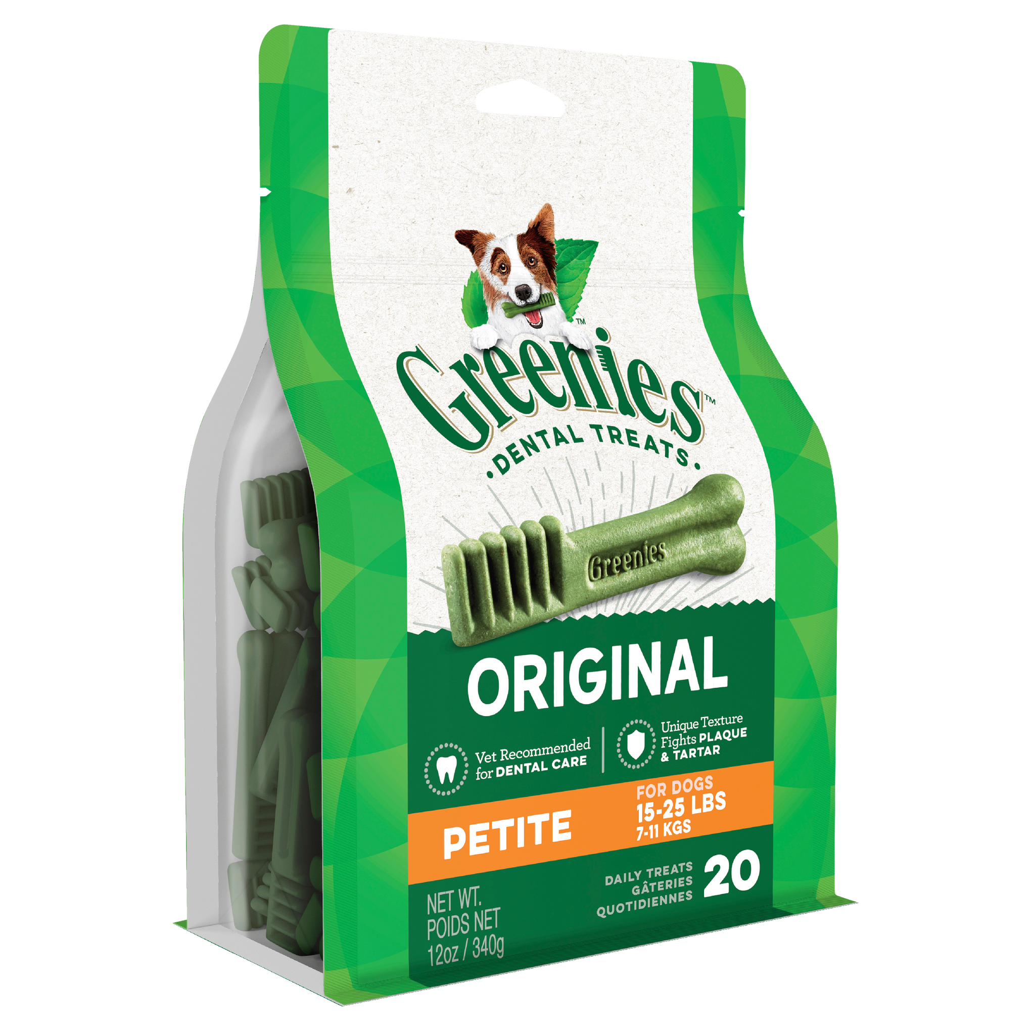 Greenies Dog Original Dental Health Treats for Petite Dogs