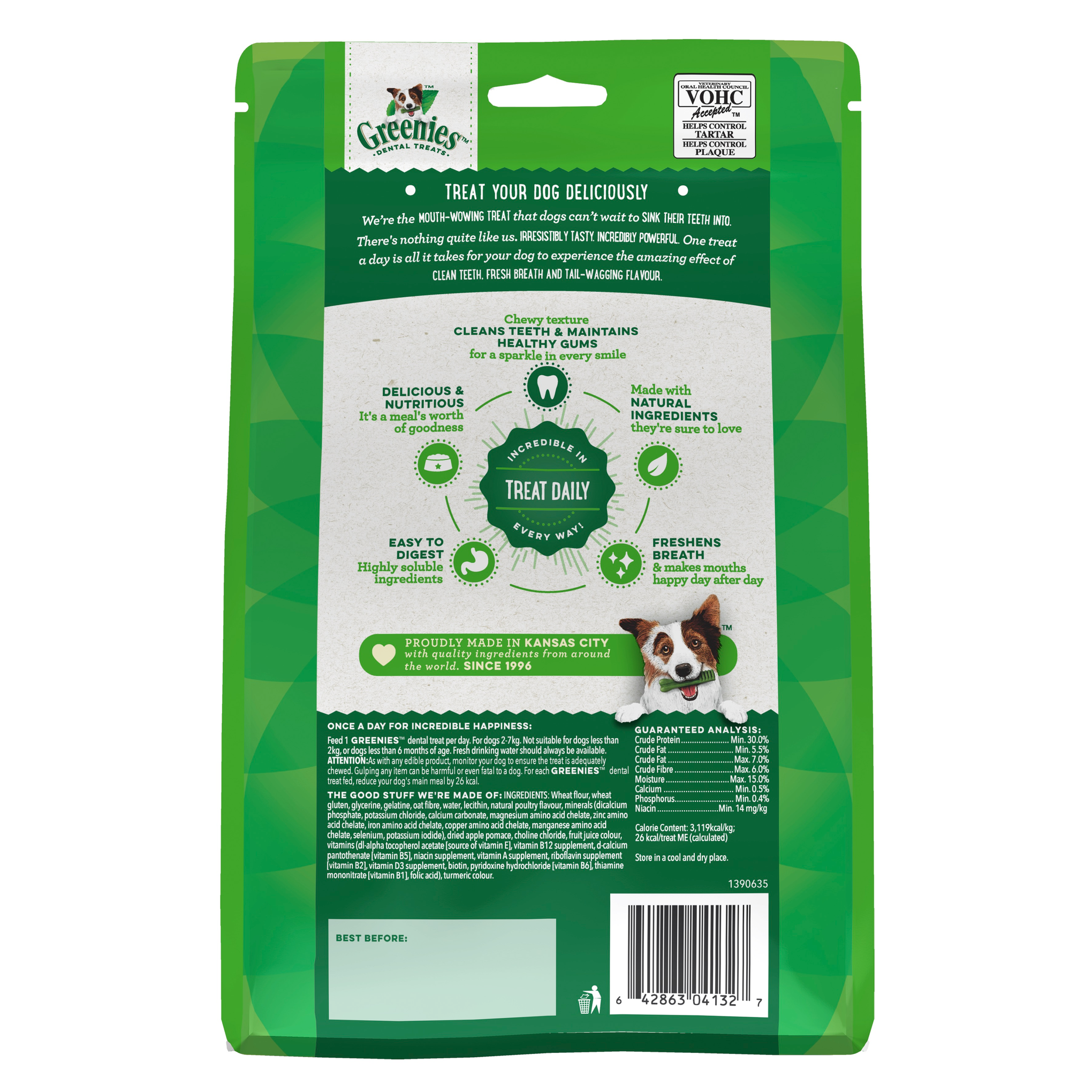 Greenies Dog Original Dental Health Treats for Teenie Dogs