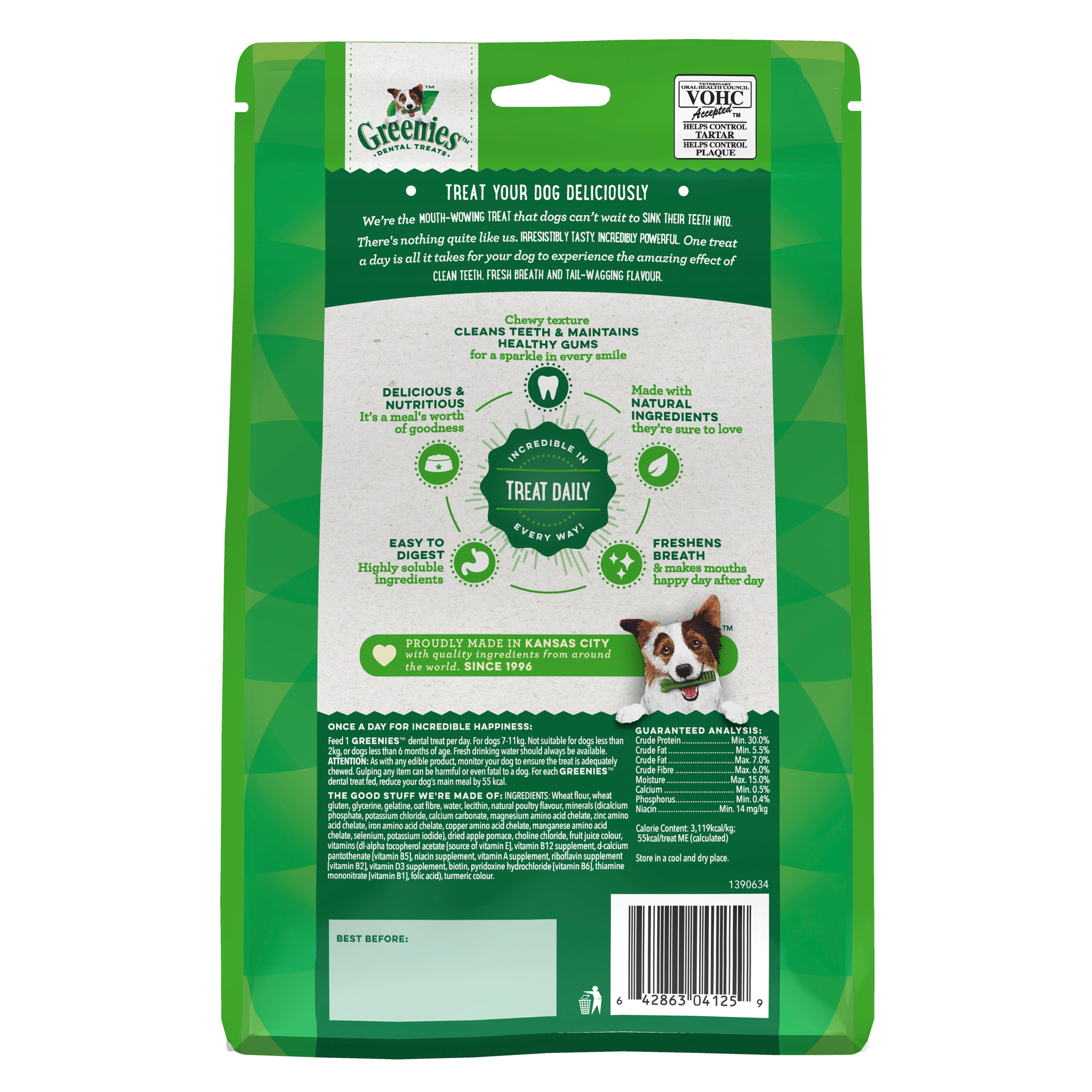 Greenies Dog Original Dental Health Treats for Petite Dogs