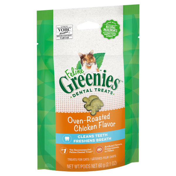 Greenies Cat Dental Health Treats Oven Roasted Chicken