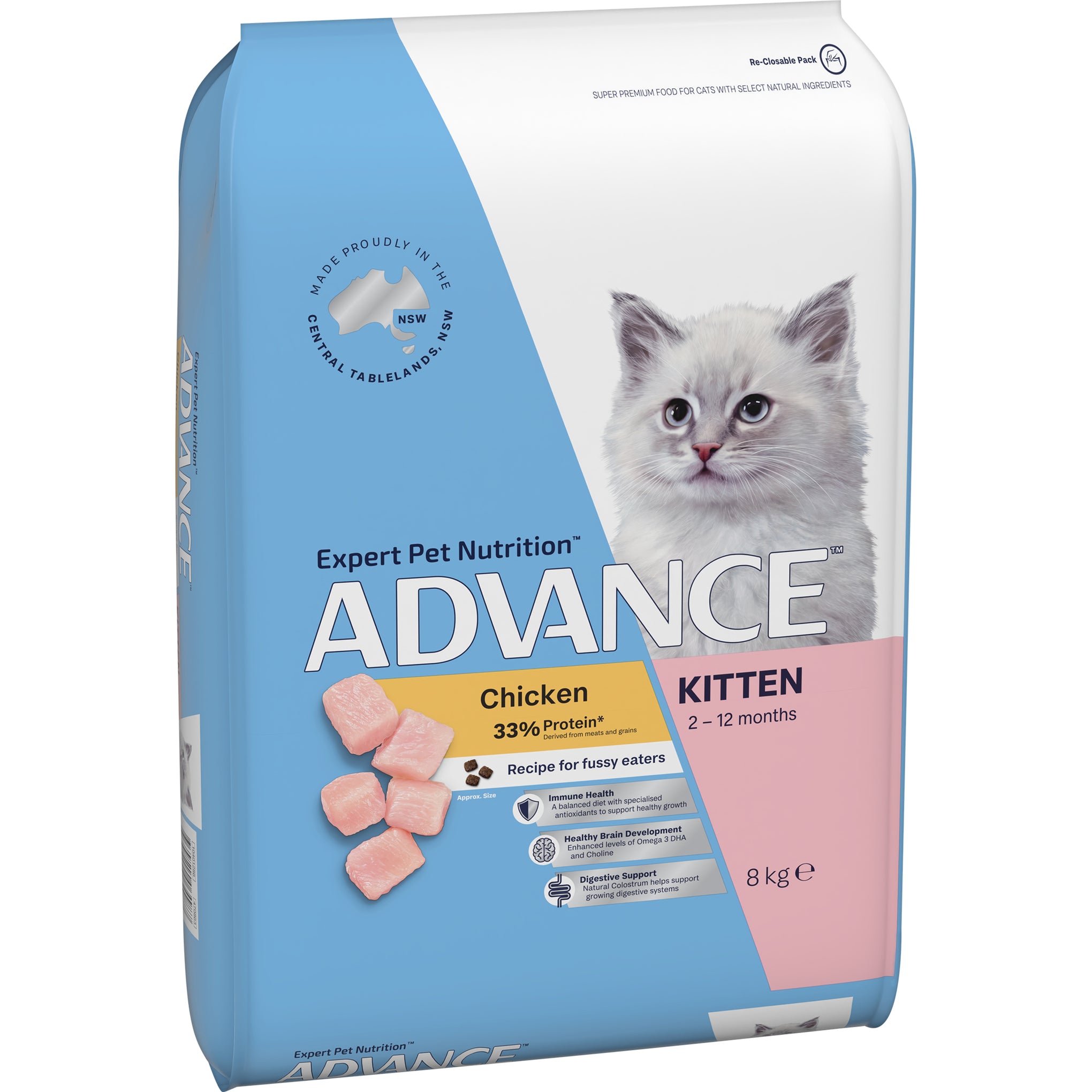 Advance Chicken Kitten Dry Cat Food