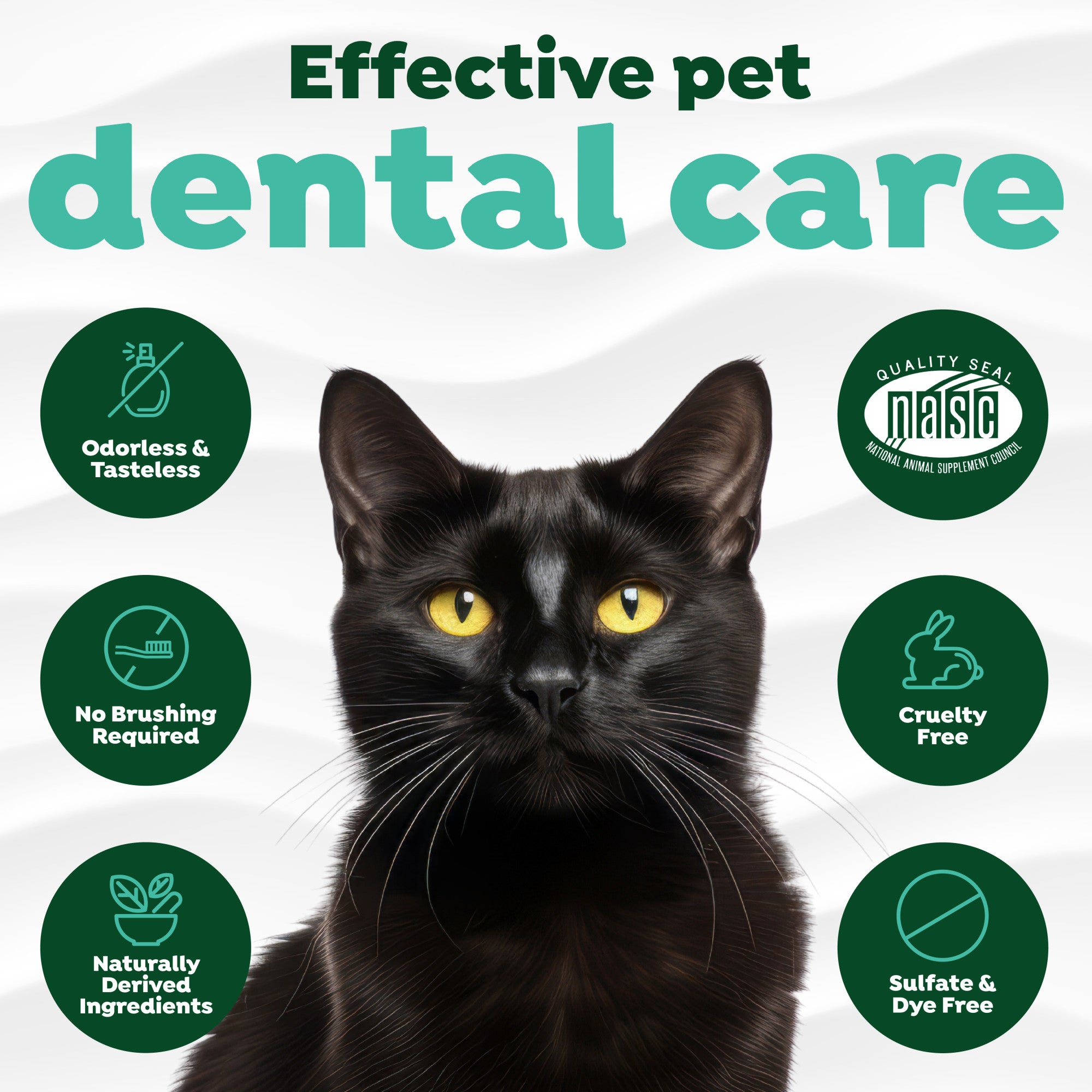 TropiClean Fresh Breath Dental Health Solution for Cats 236ml