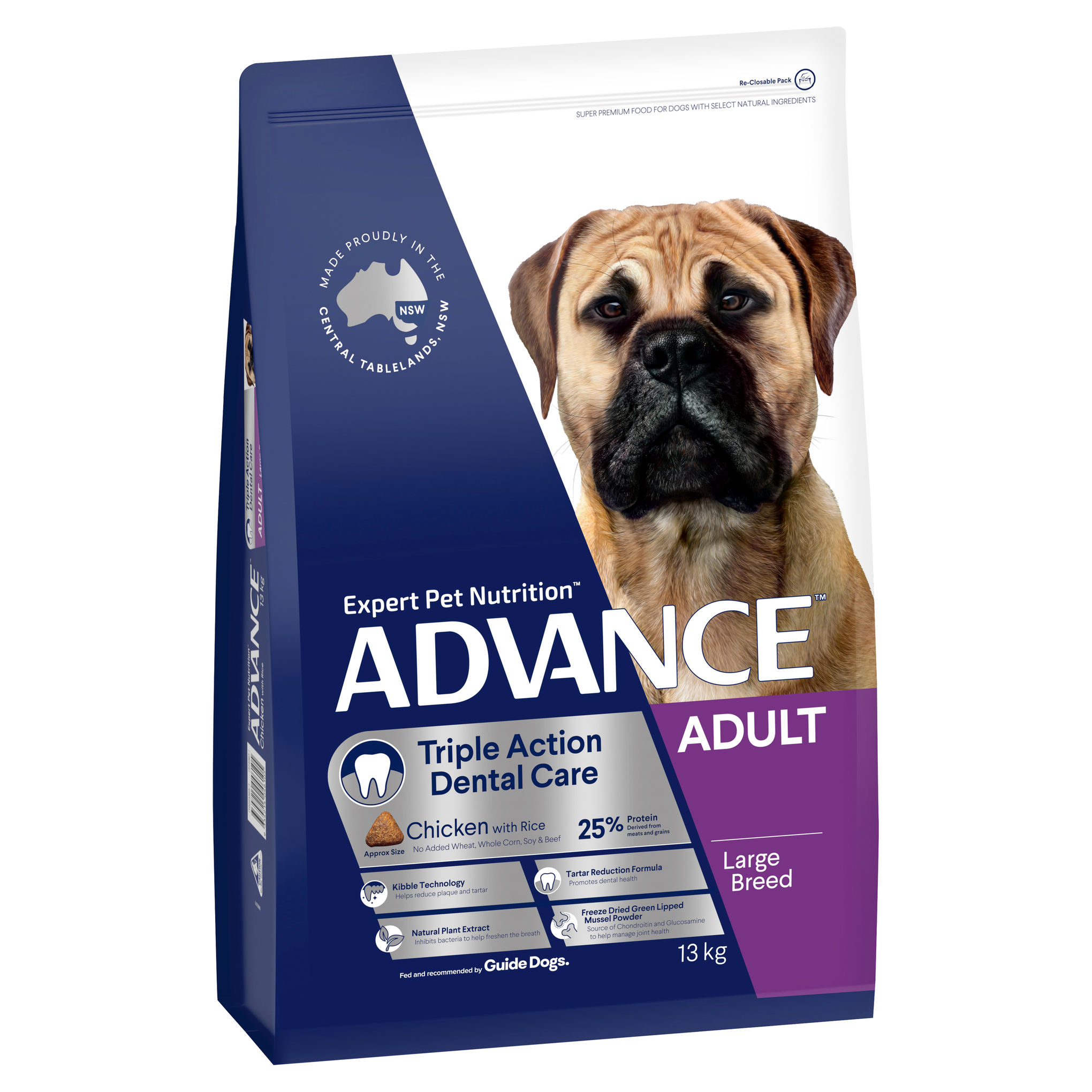 Advance Chicken and Rice Triple Action Dental Health Care Large Breed