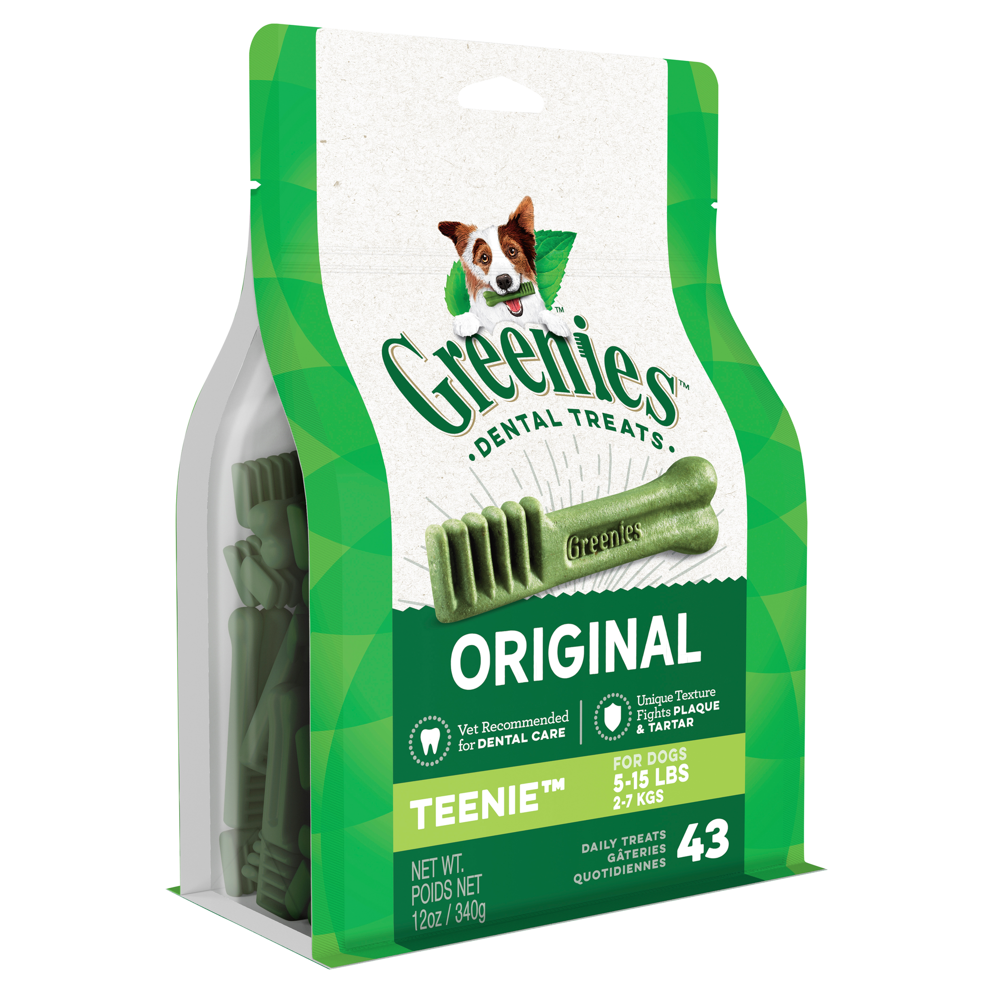 Greenies Dog Original Dental Health Treats for Teenie Dogs