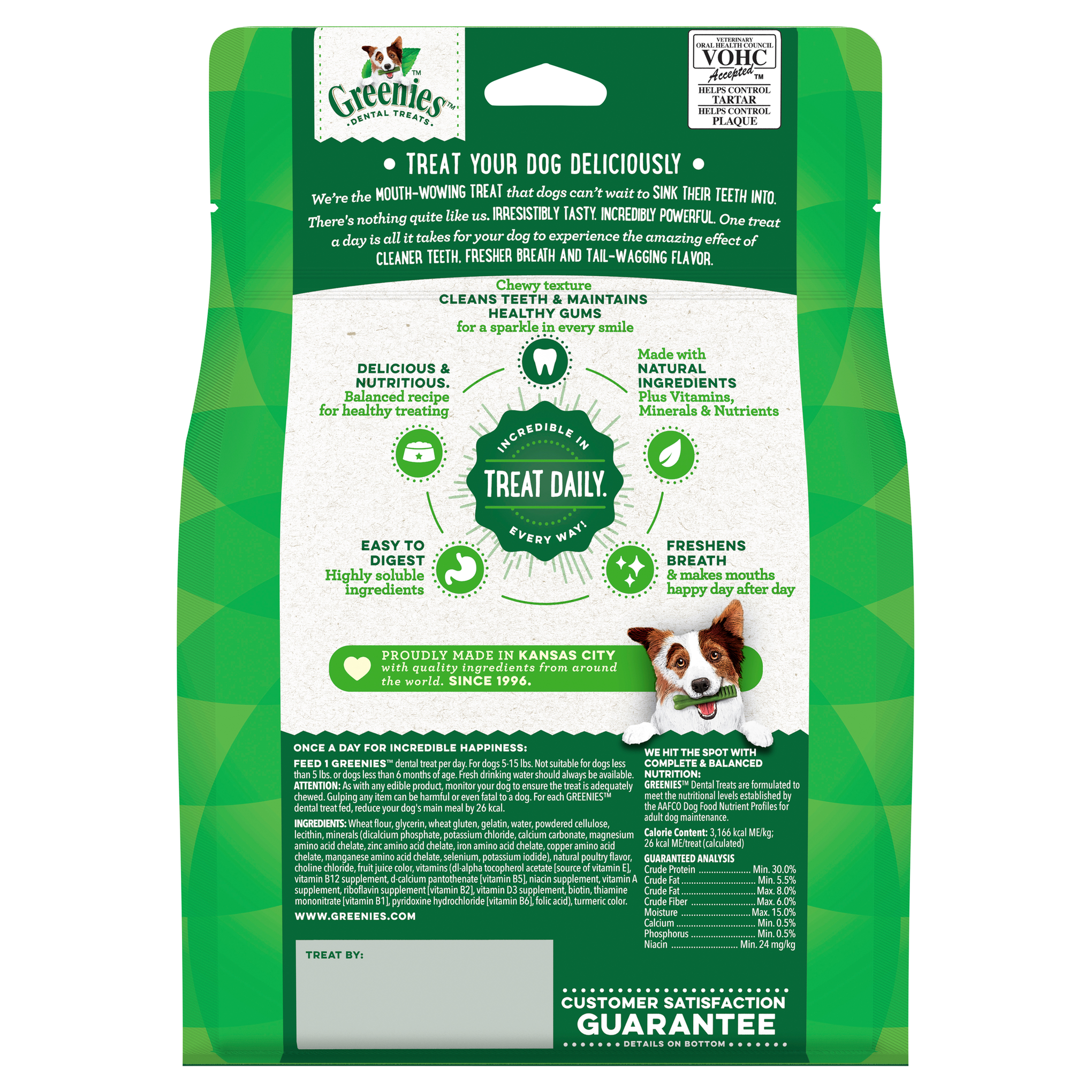 Greenies Dog Original Dental Health Treats for Teenie Dogs