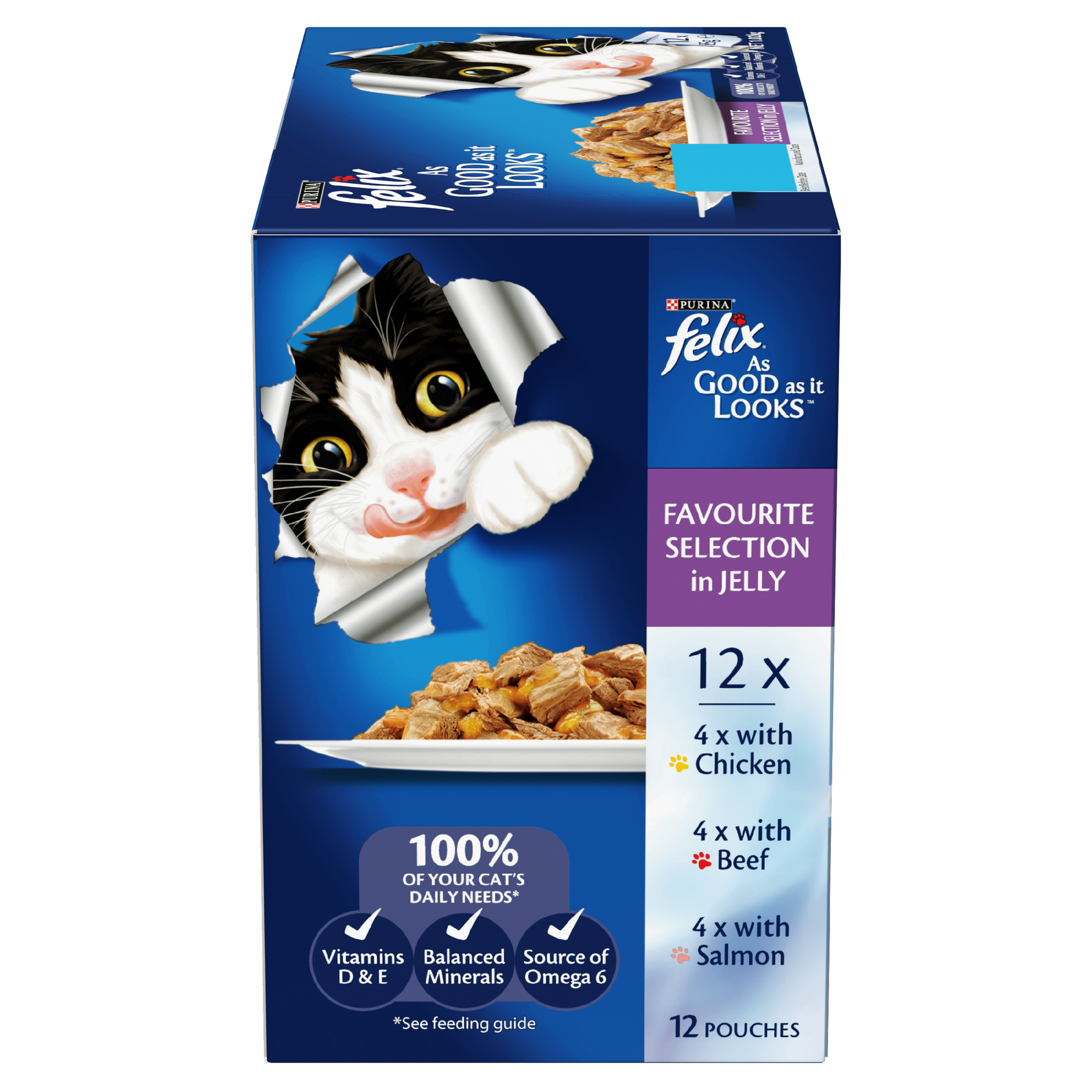 Felix As Good As It Looks Favourite Selection Adult Wet Cat Food 85g x 12