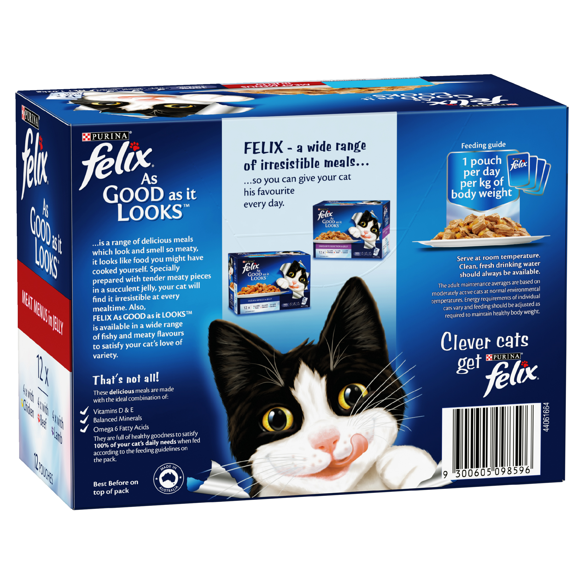 Felix As Good As It Looks Meat Menu Adult Wet Cat Food 85g x 12