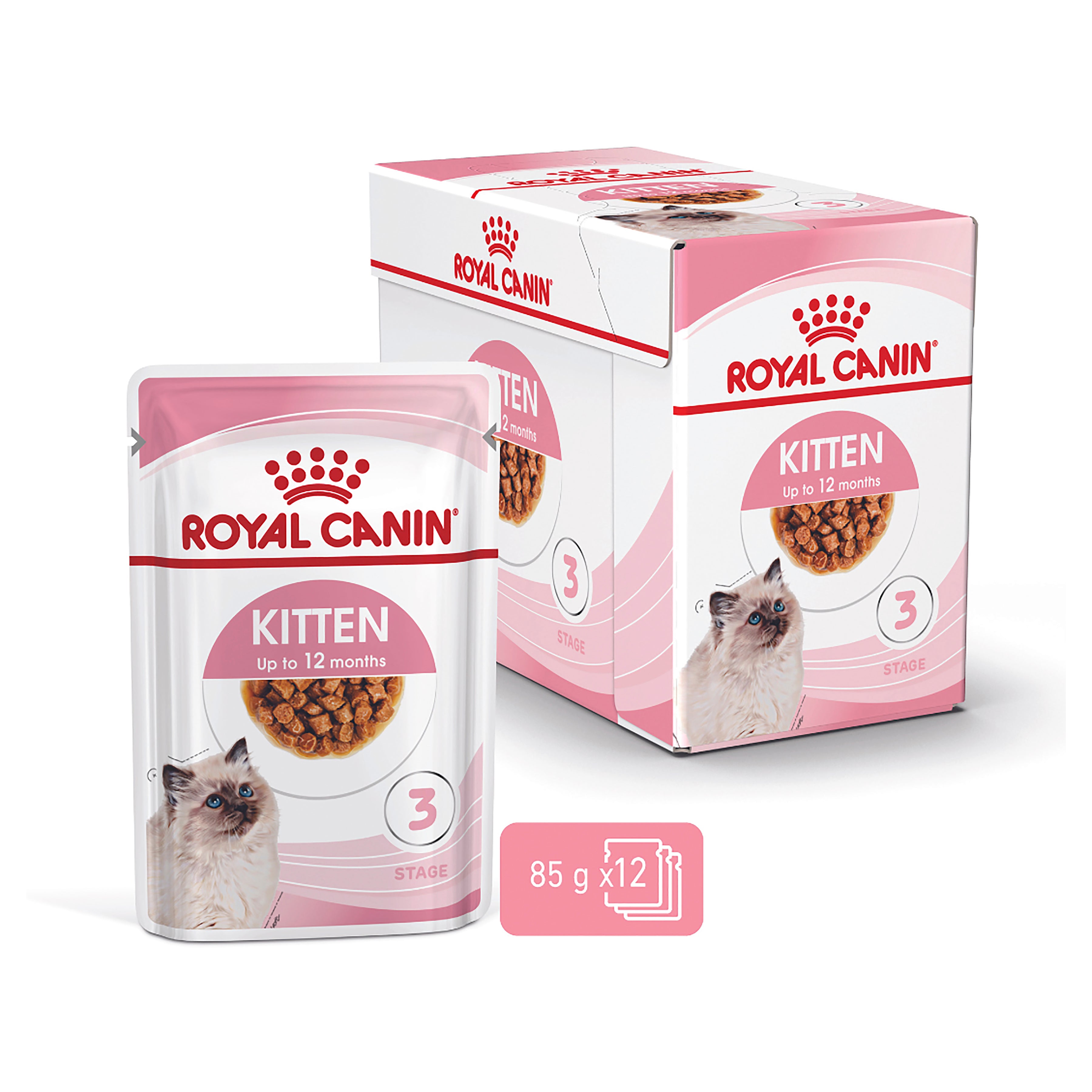 Royal Canin Kitten Instinctive with Gravy Wet Cat Food Pouches 85g x 1