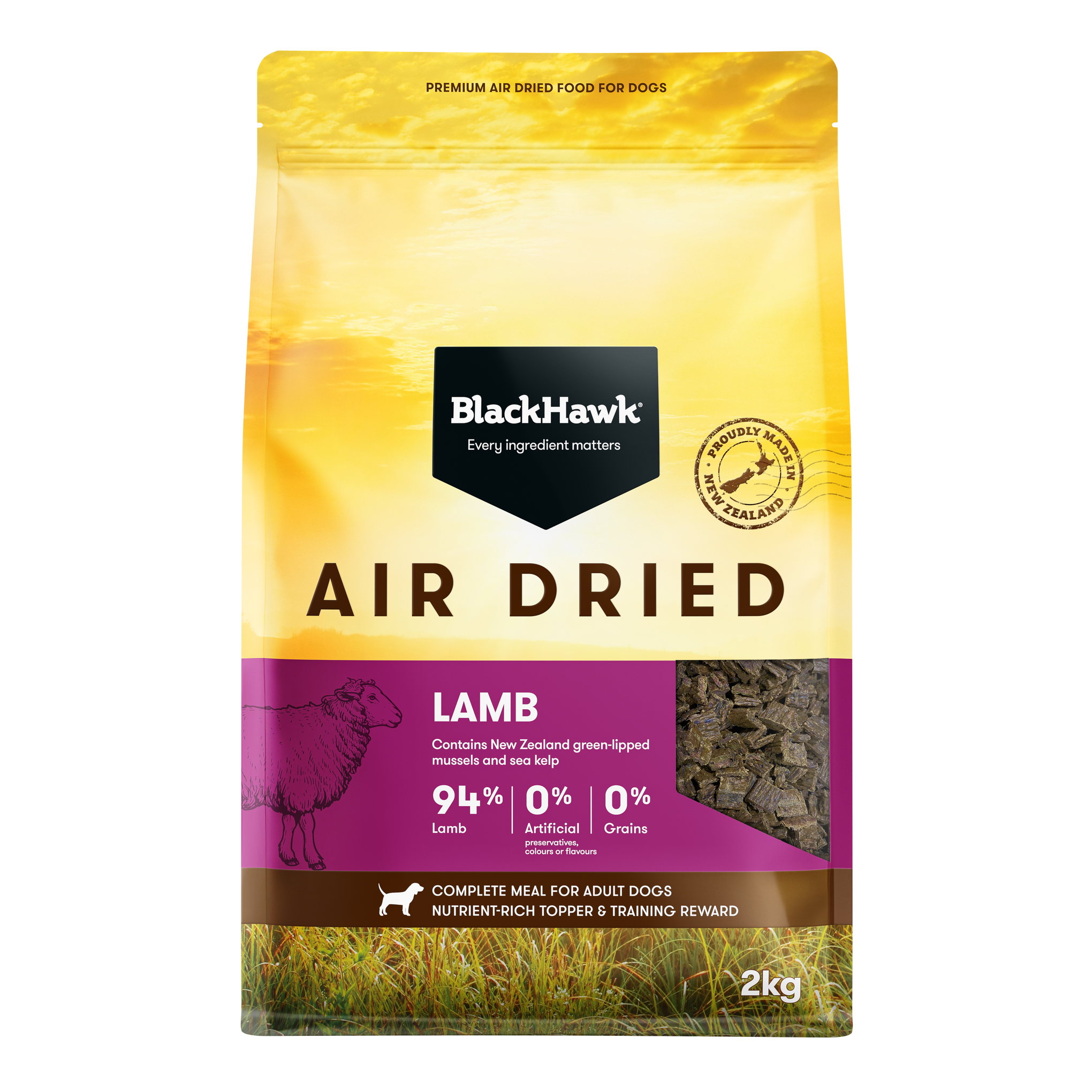 Black Hawk Air Dried Lamb Dry Dog Food