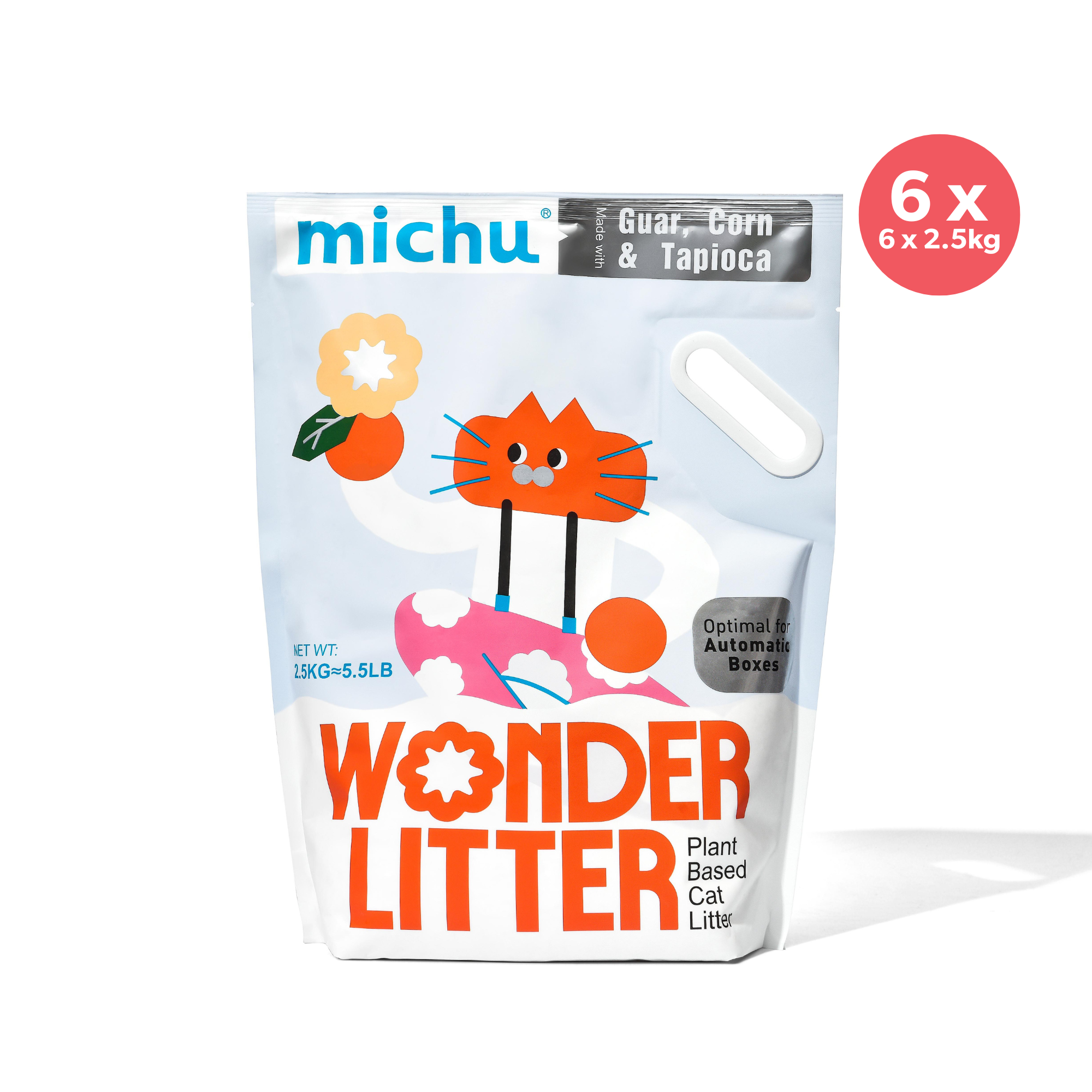 Michu Wonder Plant Based Cat Litter 2.5kg