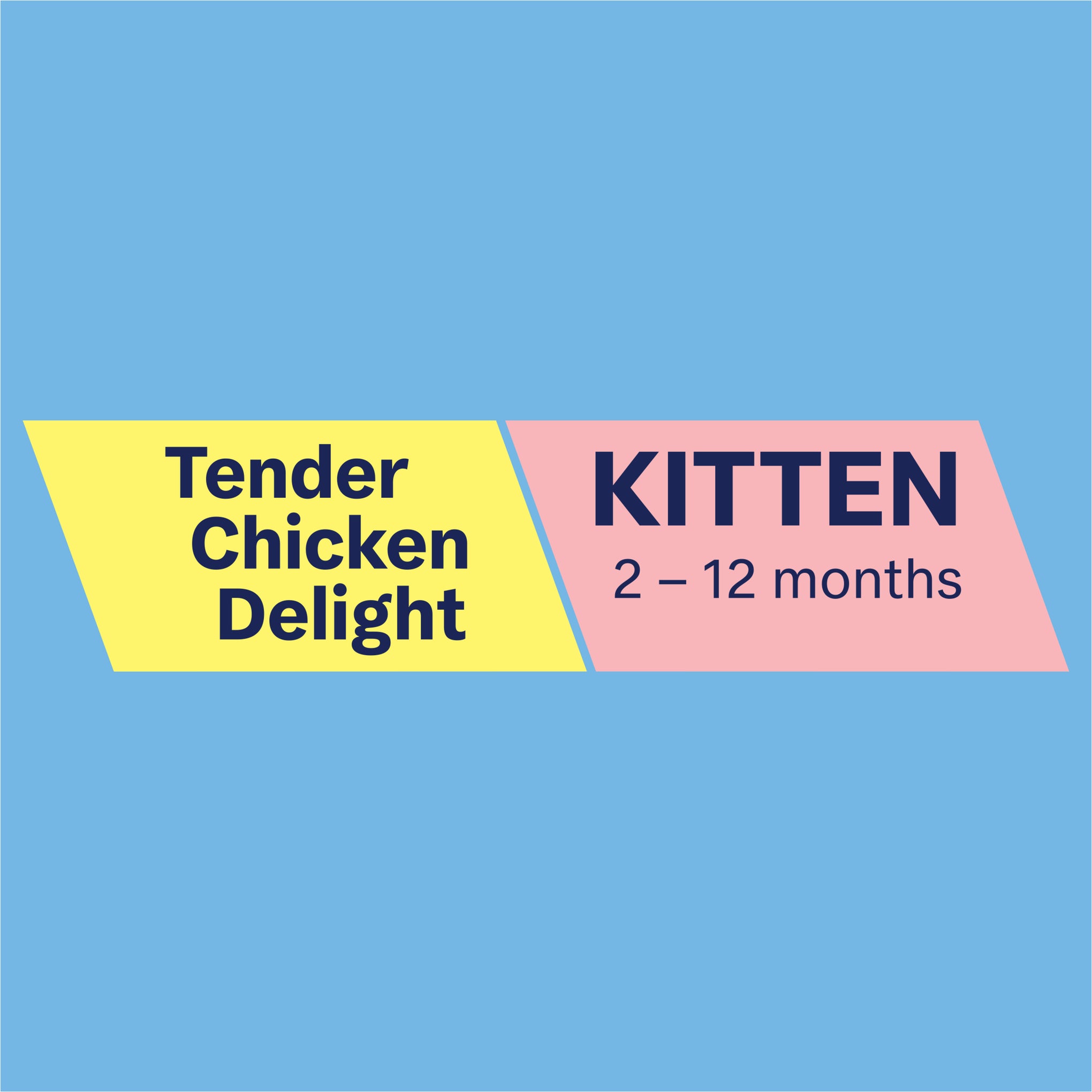 Advance Tender Chicken Delight Kitten Wet Cat Food Trays 85g x 7