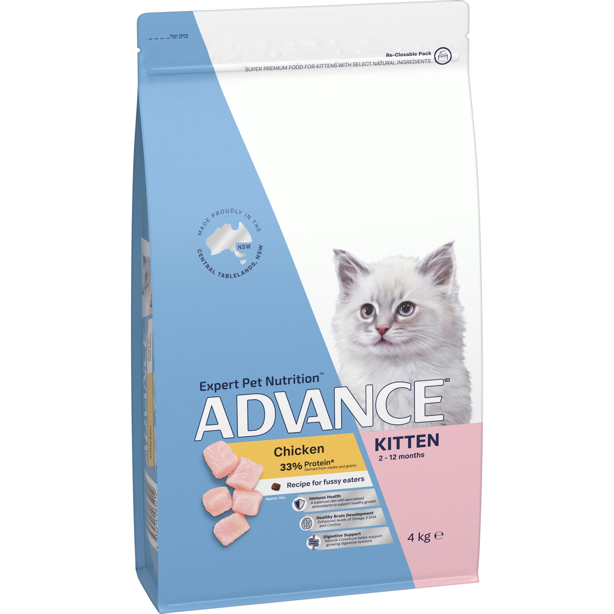 Advance Chicken Kitten Dry Cat Food