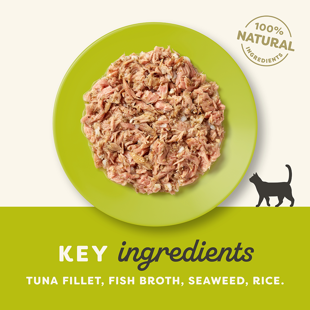 Applaws Natural Wet Cat Tin Tuna & Seaweed 70g x 24