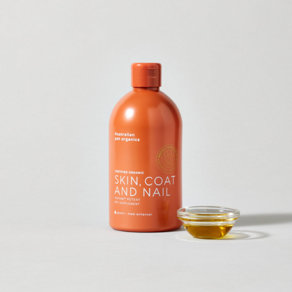 Australian Pet Organics Skin, Coat and Nail Oil Dog Supplement 500ml