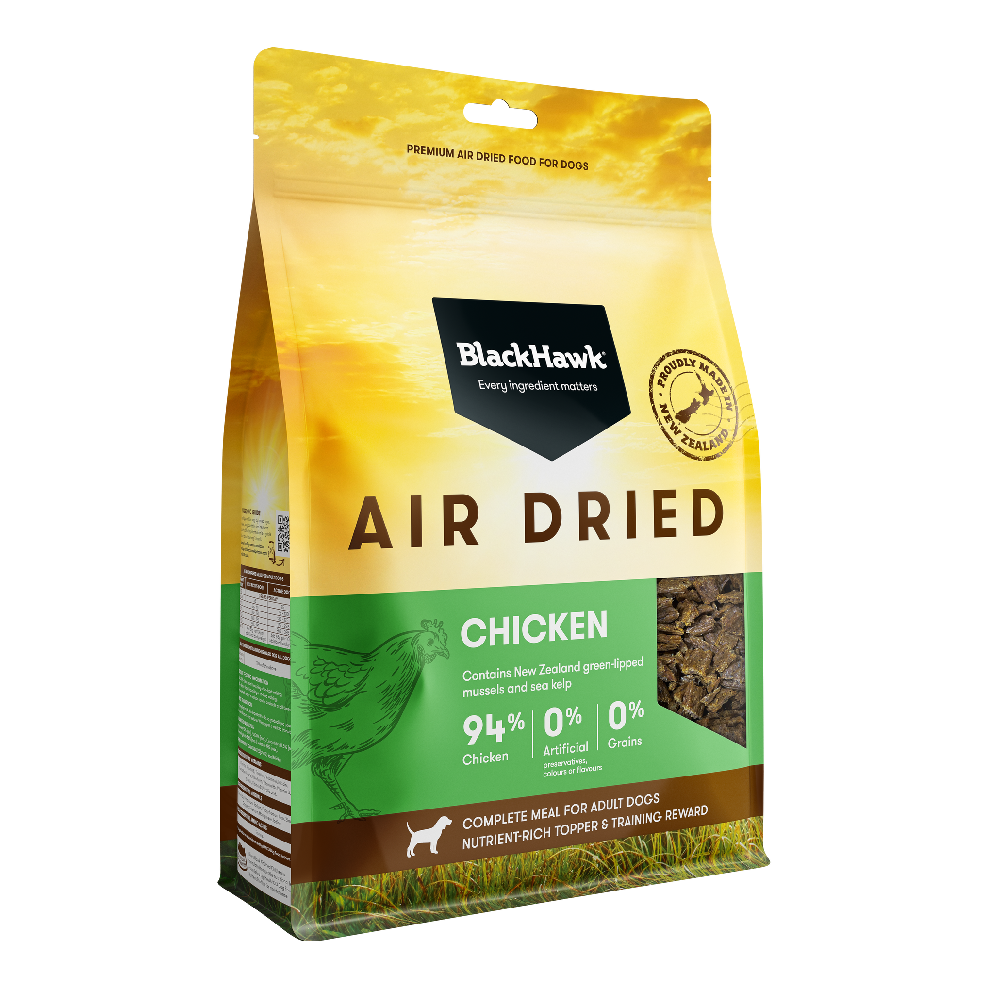 Black Hawk Air Dried Chicken Dry Dog Food