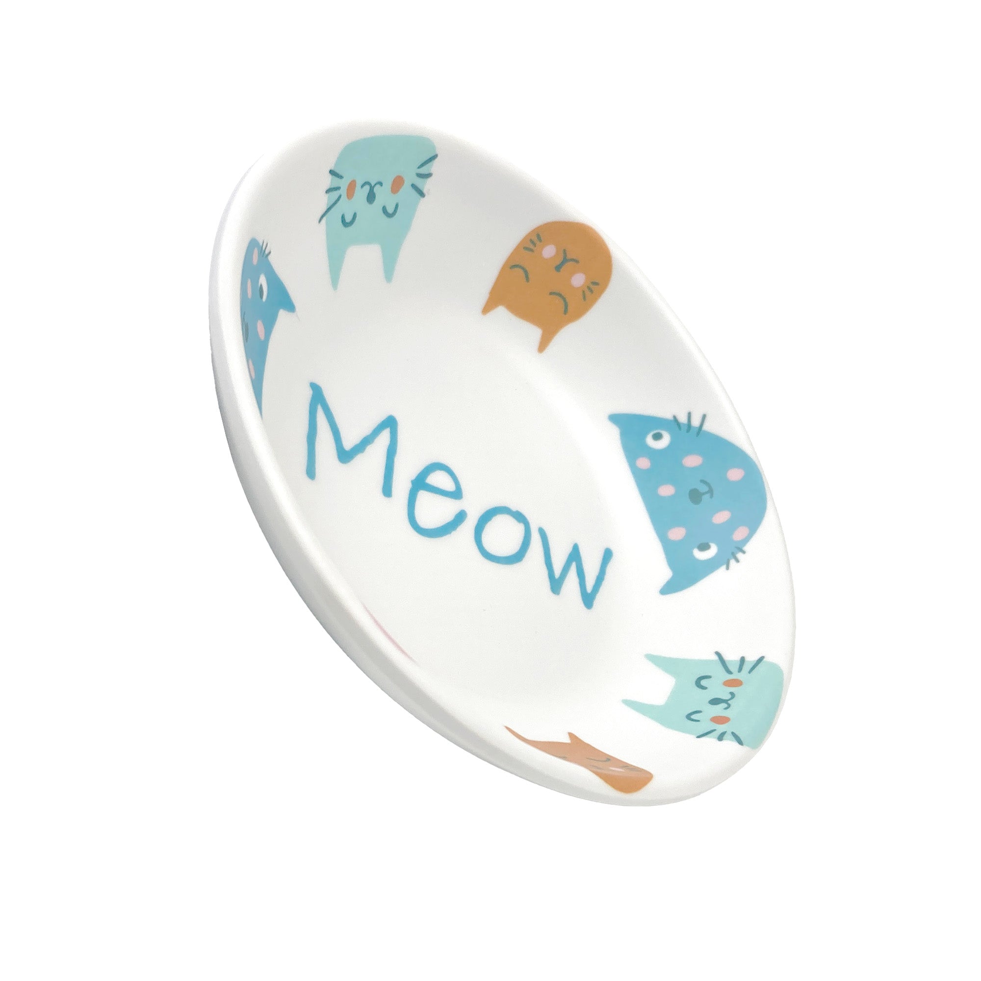 Cattitude Melamine Cat Saucer The Cats Meow