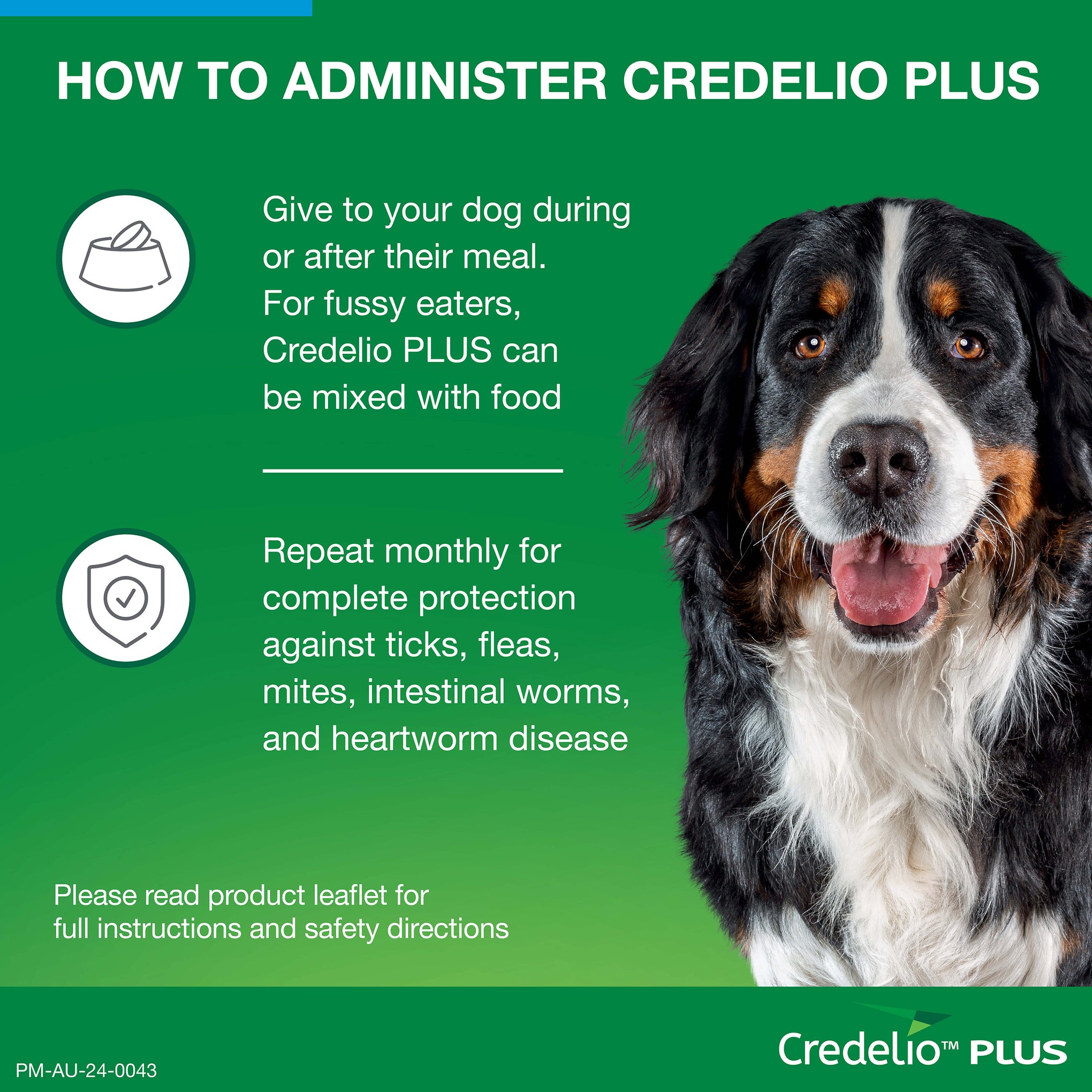 Credelio Plus Extra Large Dog Chews 22-45kg (Blue)