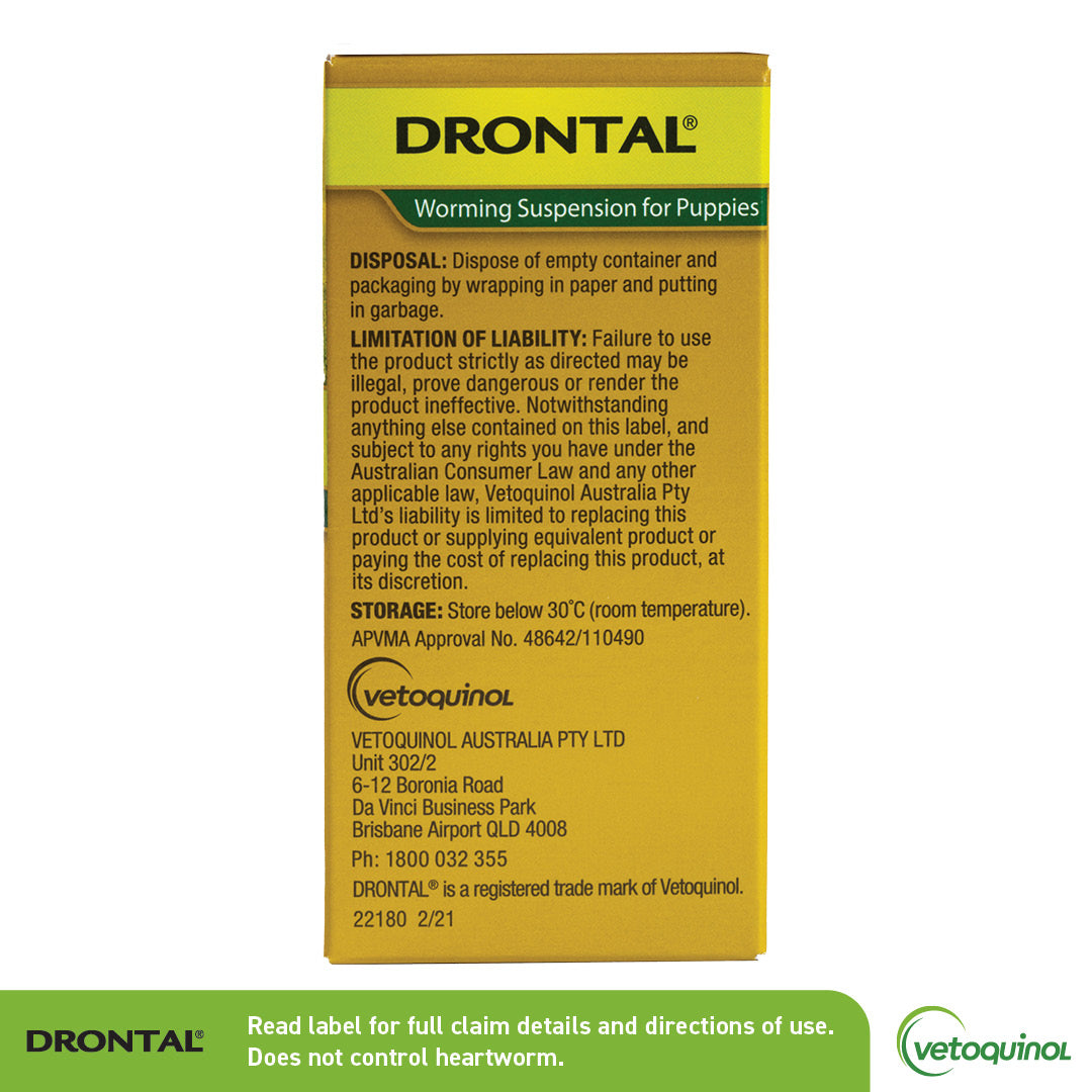 Drontal Worming Suspension Puppies 30ml