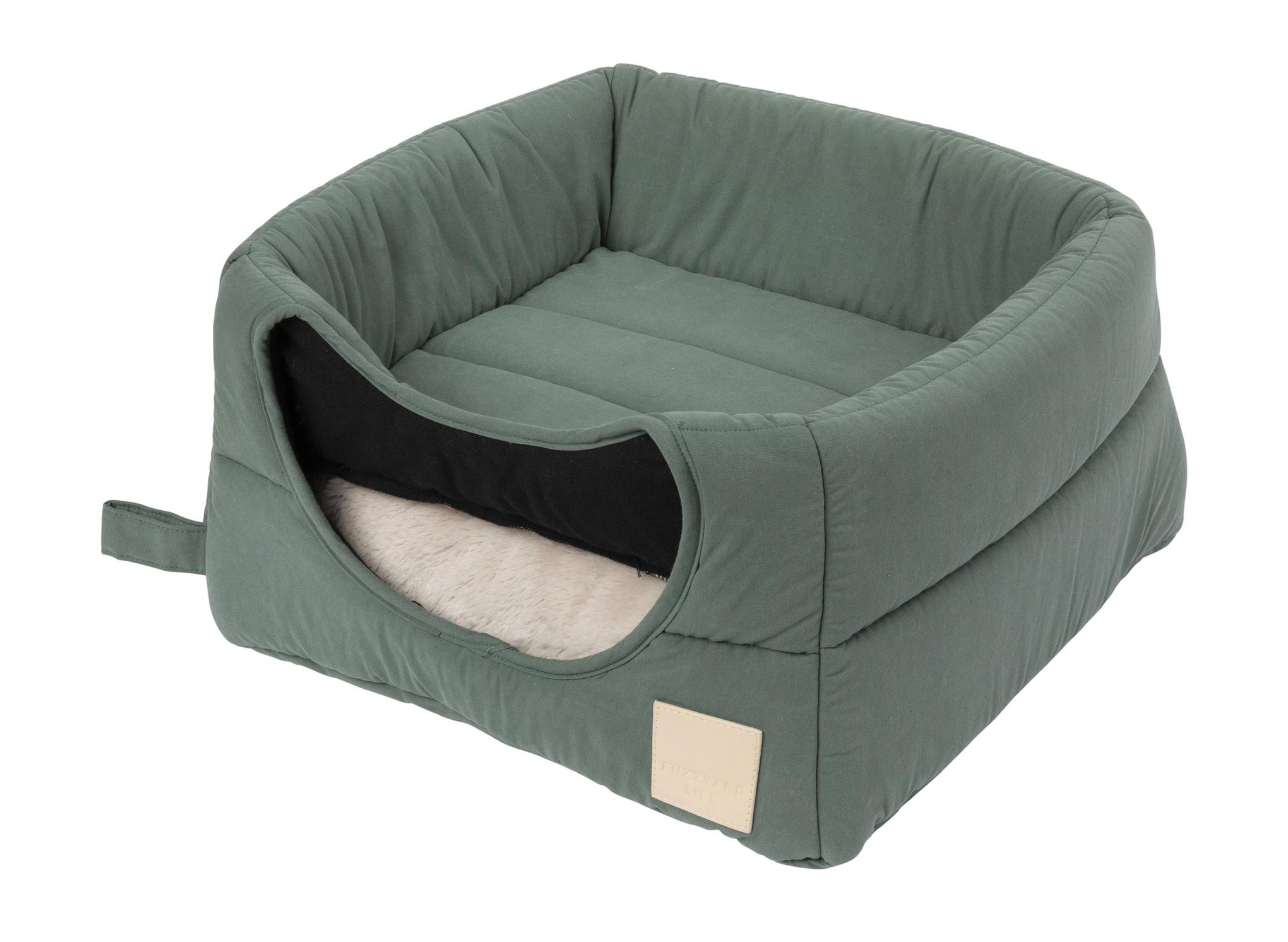 FuzzYard Life Cat Cubby Myrtle Green