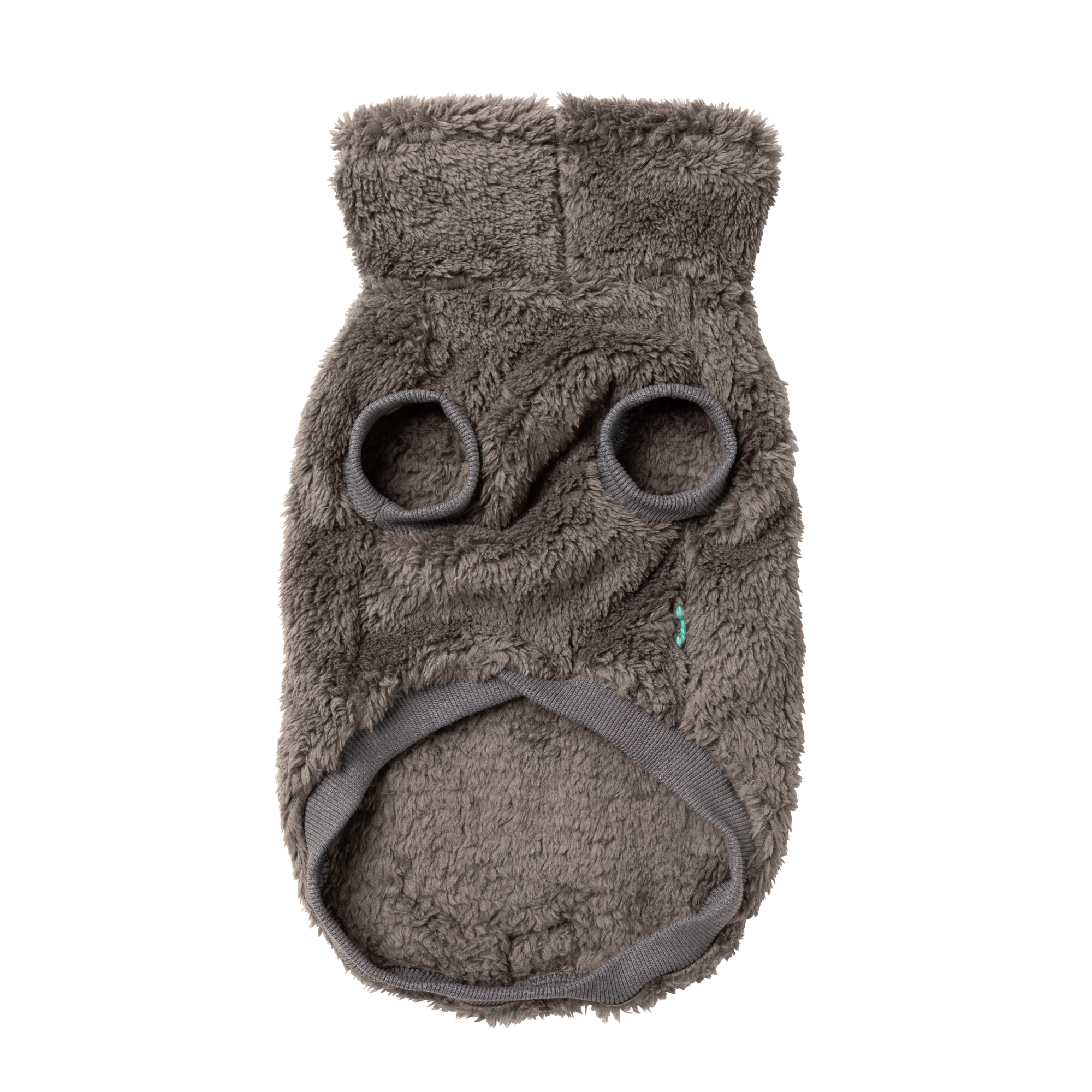 FuzzYard Turtle Teddy Dog Sweater Gunmetal Grey