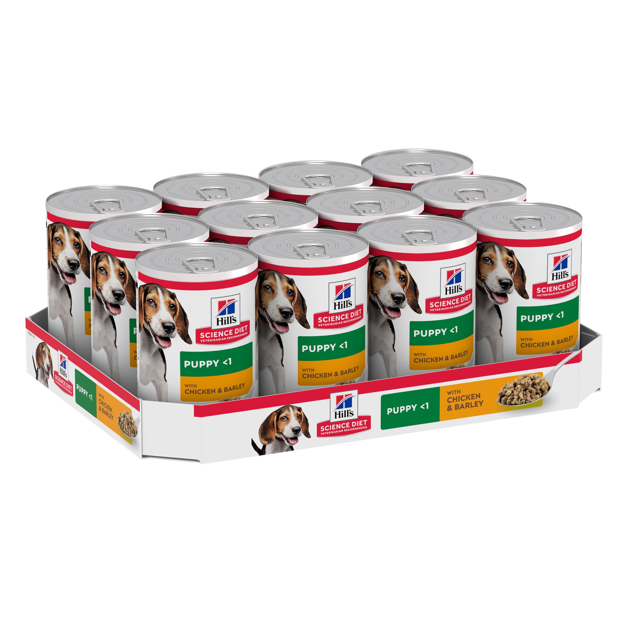 Hill's Science Diet Puppy Chicken & Barley Canned Dog Food 370g x 12