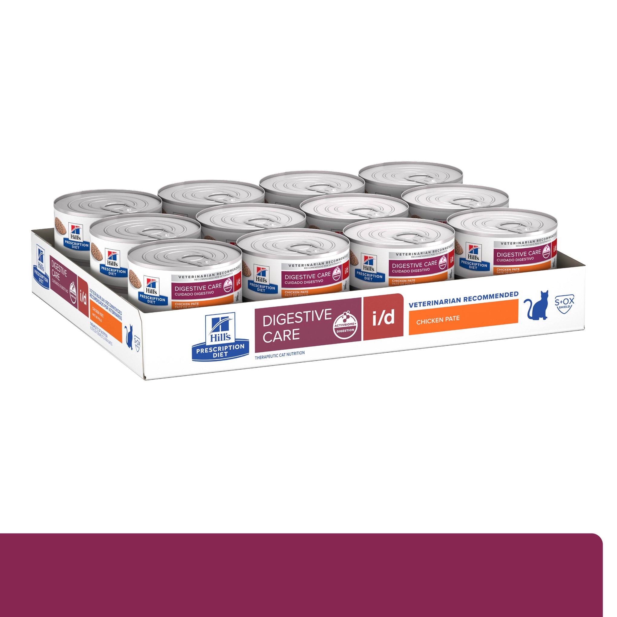 Hill's Prescription Diet i/d Digestive Care Canned Cat Food 156g x 24