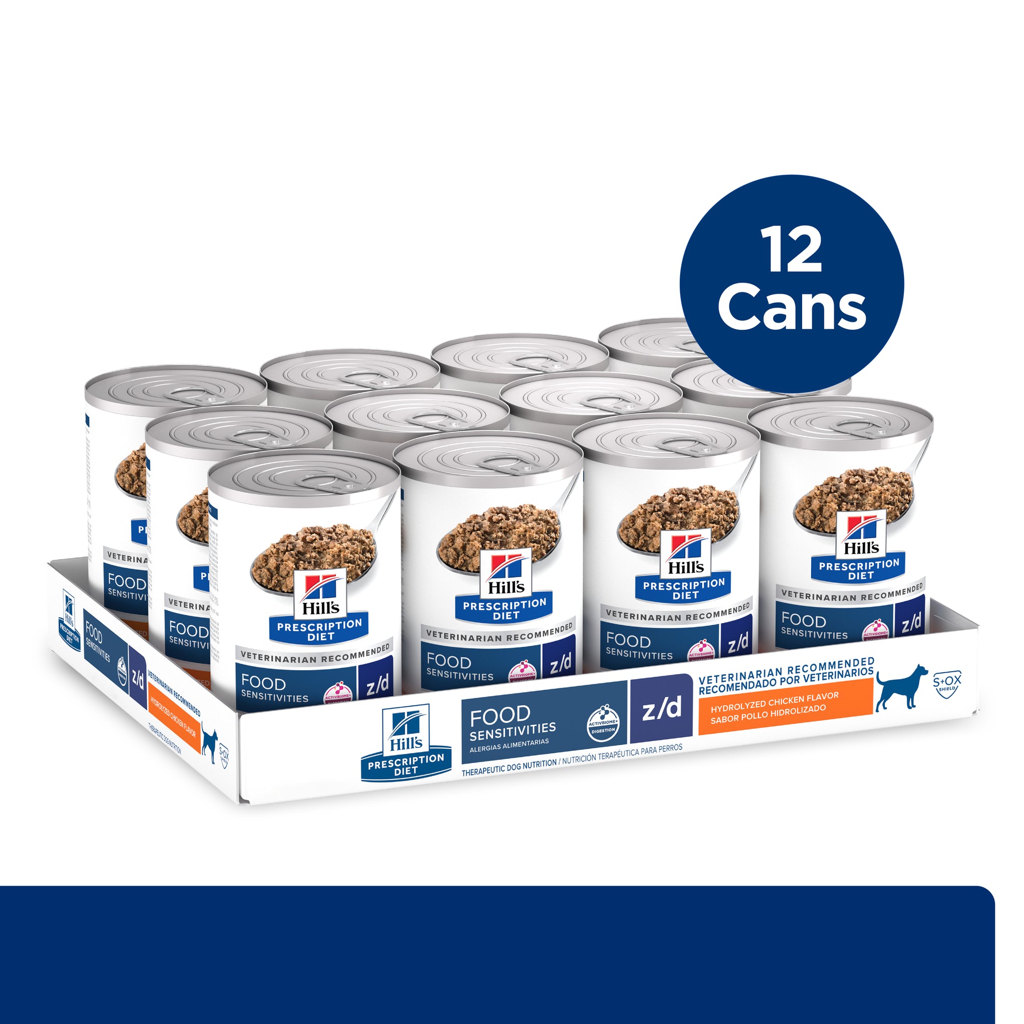 Hill's Prescription Diet z/d Skin/Food Sensitivities Canned Dog Food 370g x 12