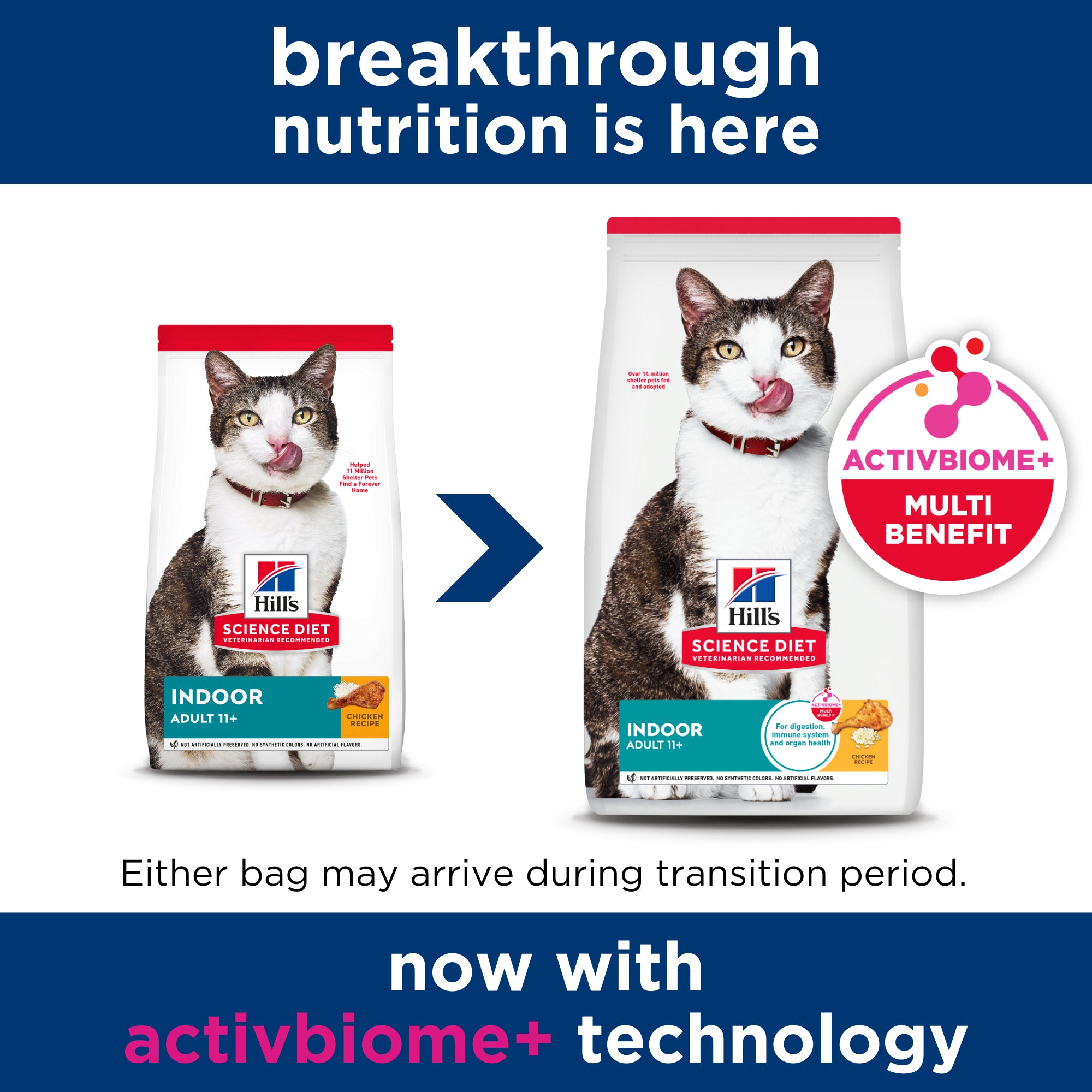 Hill's Science Diet Adult 11+ Senior Indoor Dry Cat Food