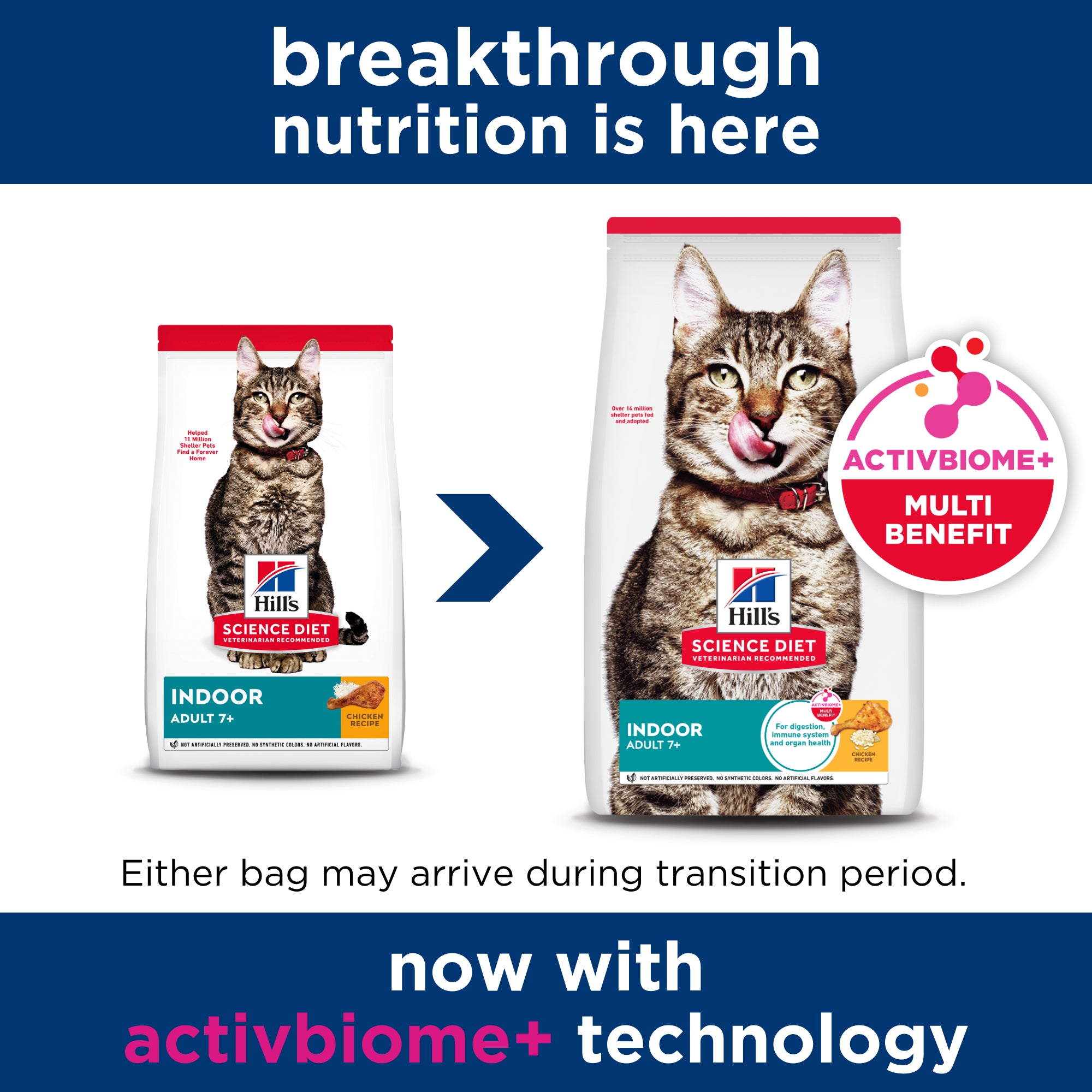 Hill's Science Diet Adult 7+ Senior Indoor Dry Cat Food
