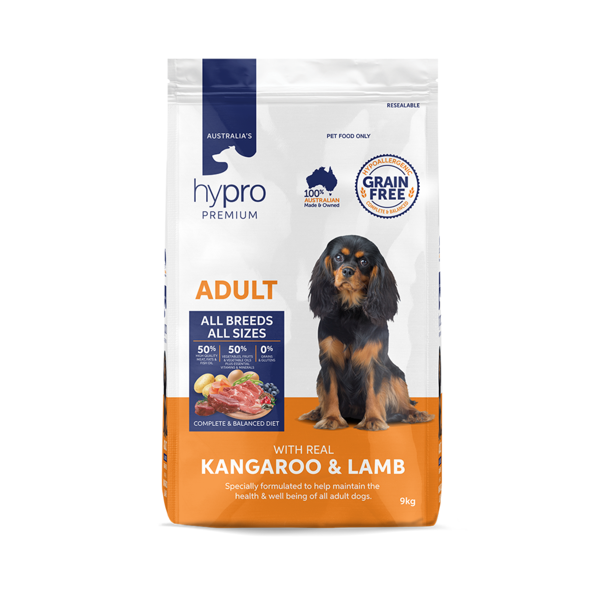 Hypro Premium Grain Free Adult Kangaroo Lamb Dry Dog Food