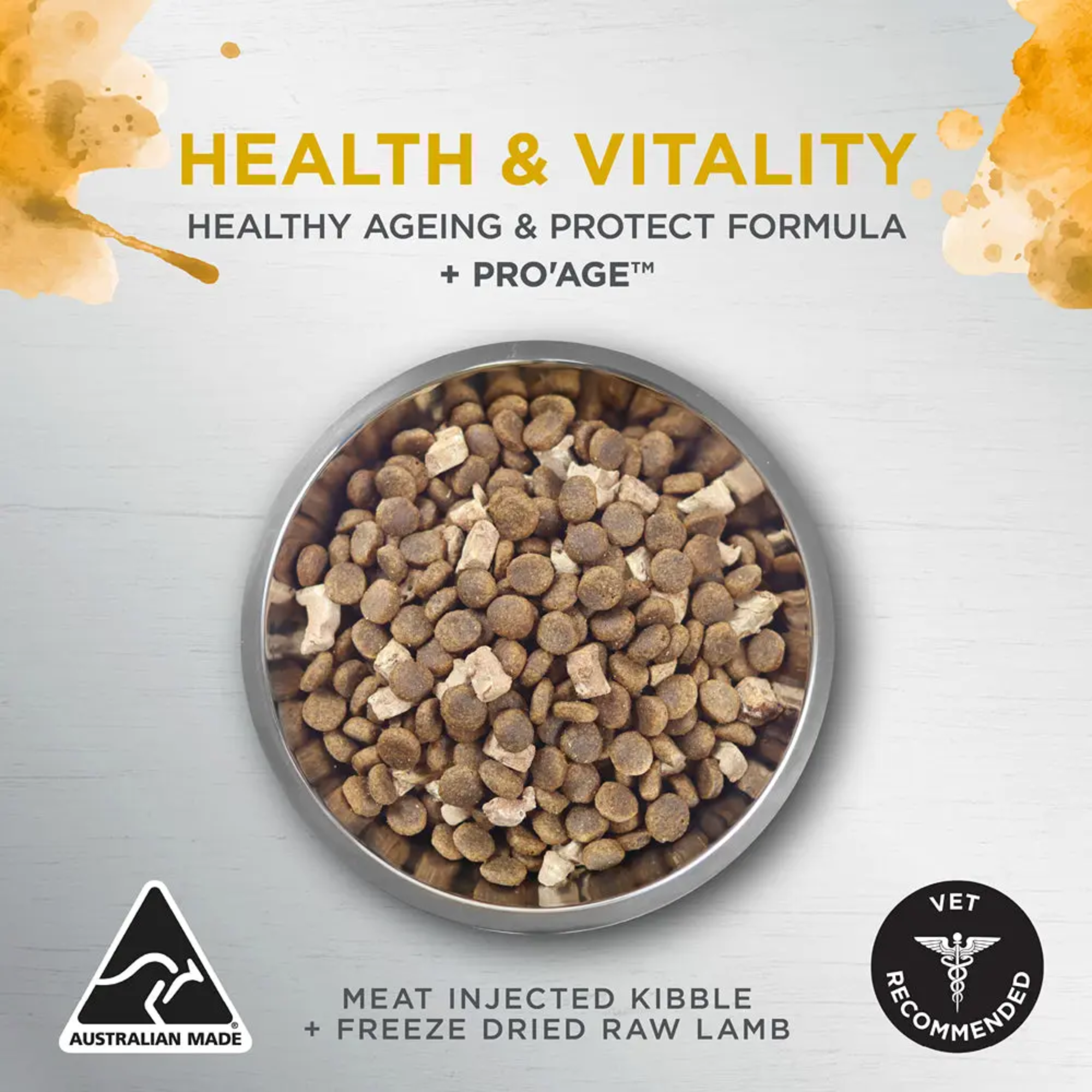 Ivory Coat Raw Health Dog Health & Vitality Kangaroo and Freeze Dried Lamb Dry Dog Food