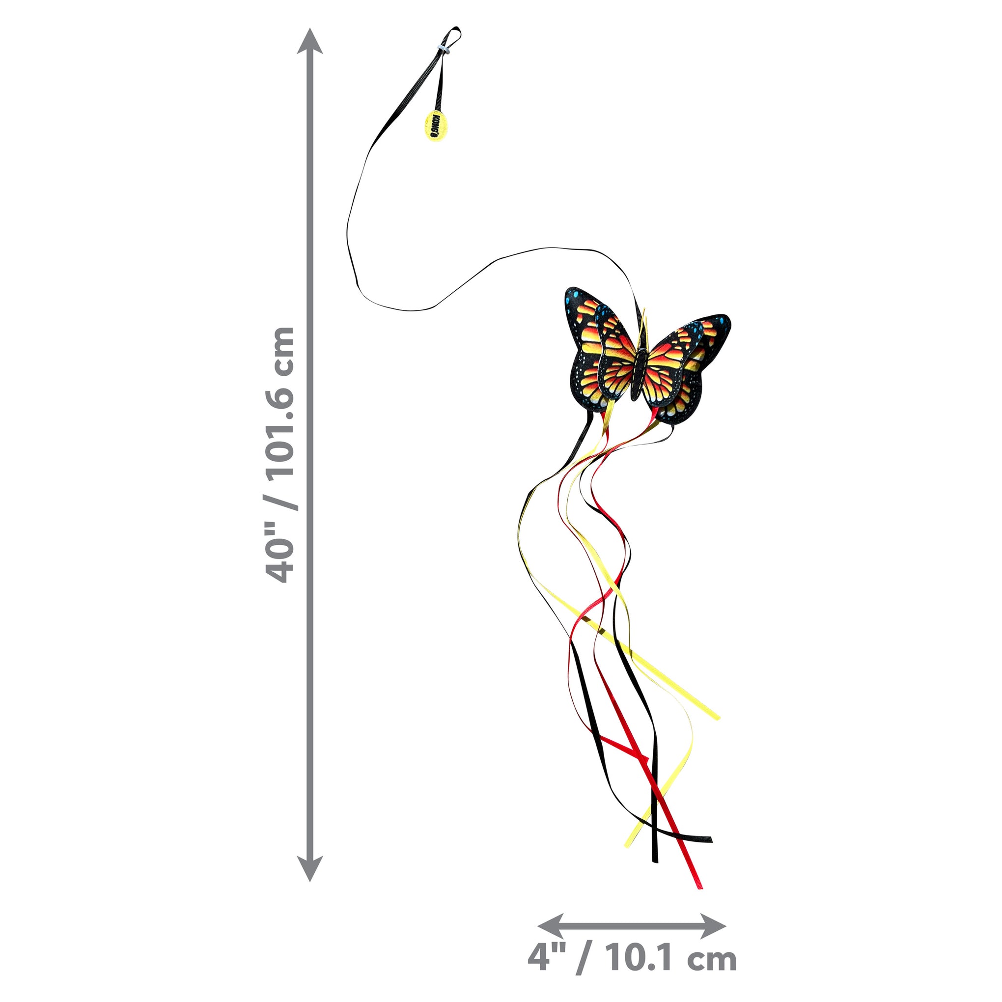 KONG Teaser Butterfly Assorted Colours Cat Toy