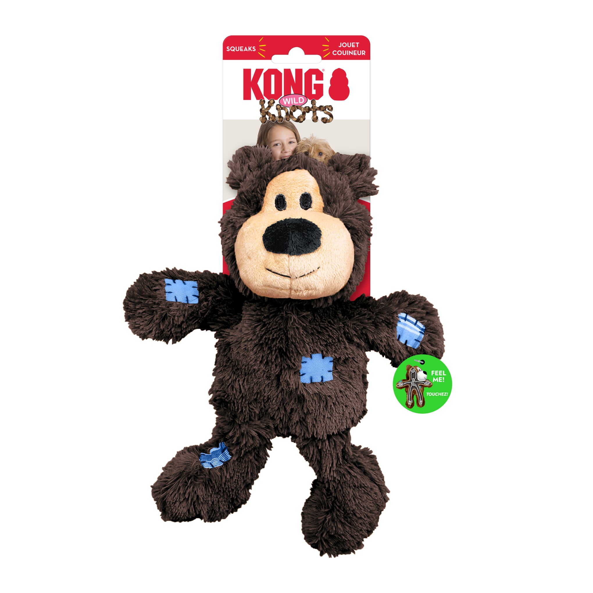 KONG Wild Knots Bear Dog Toy