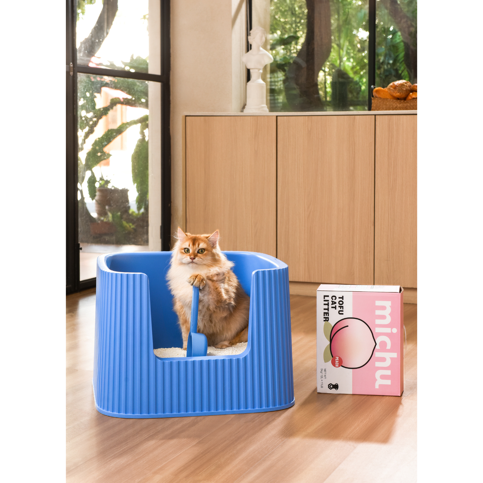 Michu XXL Kaia Deluxe Cat Litter Box