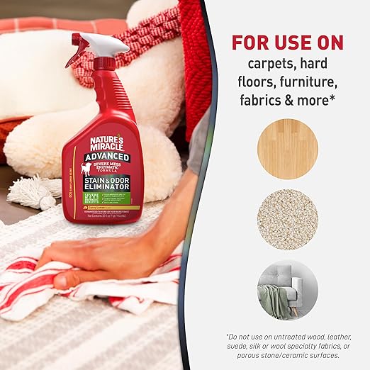 Nature's Miracle Advanced Dog Stain and Odour Eliminator Lemon 946ml