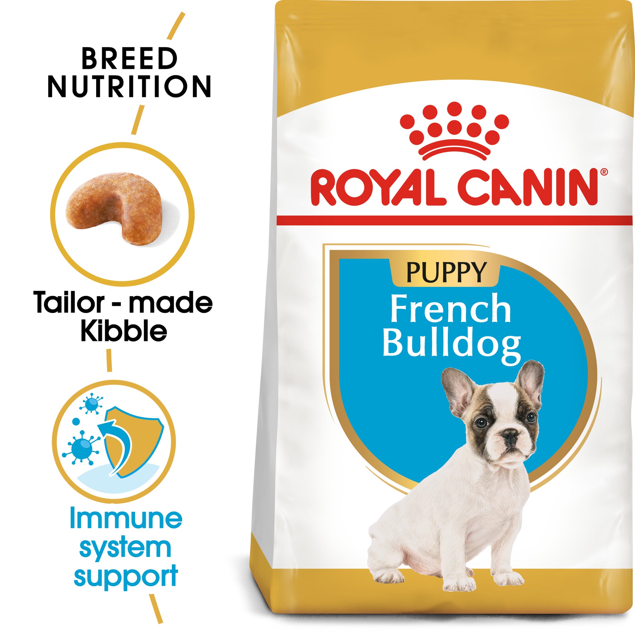 Royal Canin Dog French Bulldog Puppy Dry Food 3kg